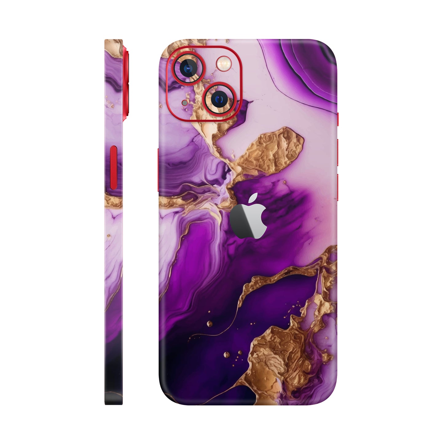 Folie de protectie iPhone 14 Plus, eSkins Signature, Skin Amethyst Dream