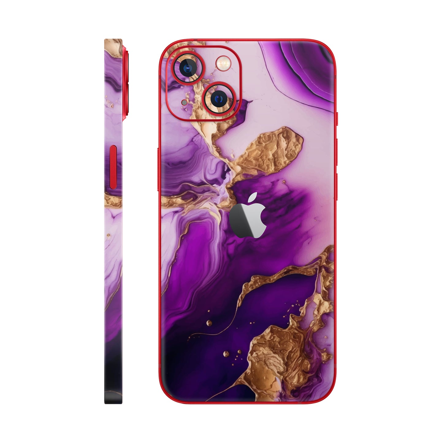 Folie de protectie iPhone 14 Plus, eSkins Signature, Skin Amethyst Dream