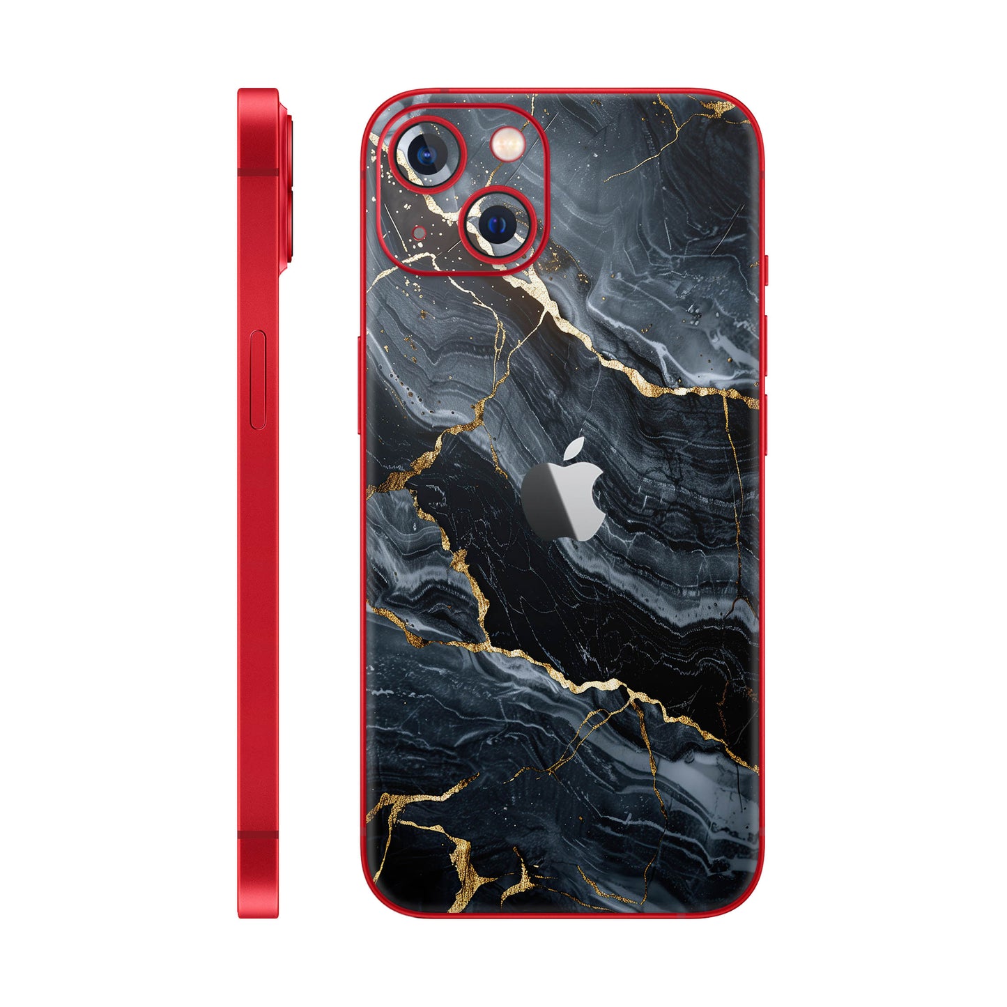 Folie de protectie iPhone 14 Plus, eSkins Signature, Skin Gilded Abyss