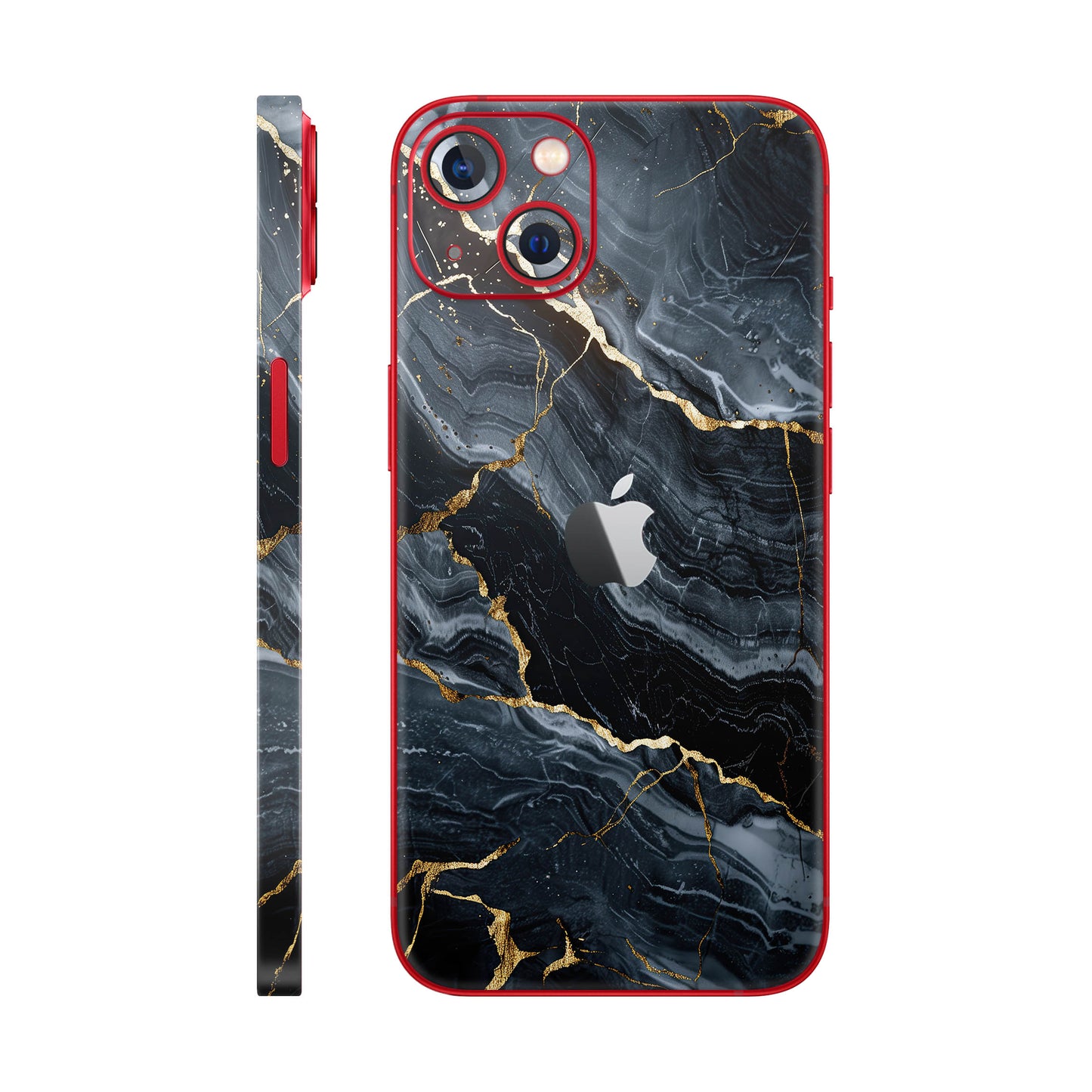 Folie de protectie iPhone 14 Plus, eSkins Signature, Skin Gilded Abyss