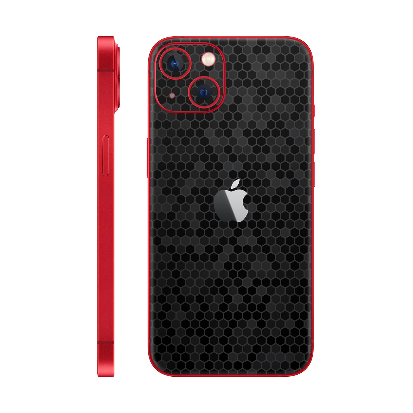 Skin iPhone 14 Plus, Honeycomb 3D Black