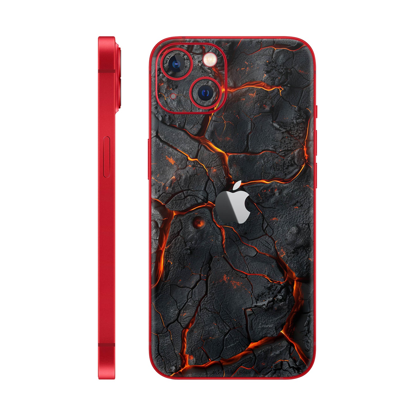 Folie de protectie iPhone 14 Plus, eSkins Signature, Skin Inferno Crust