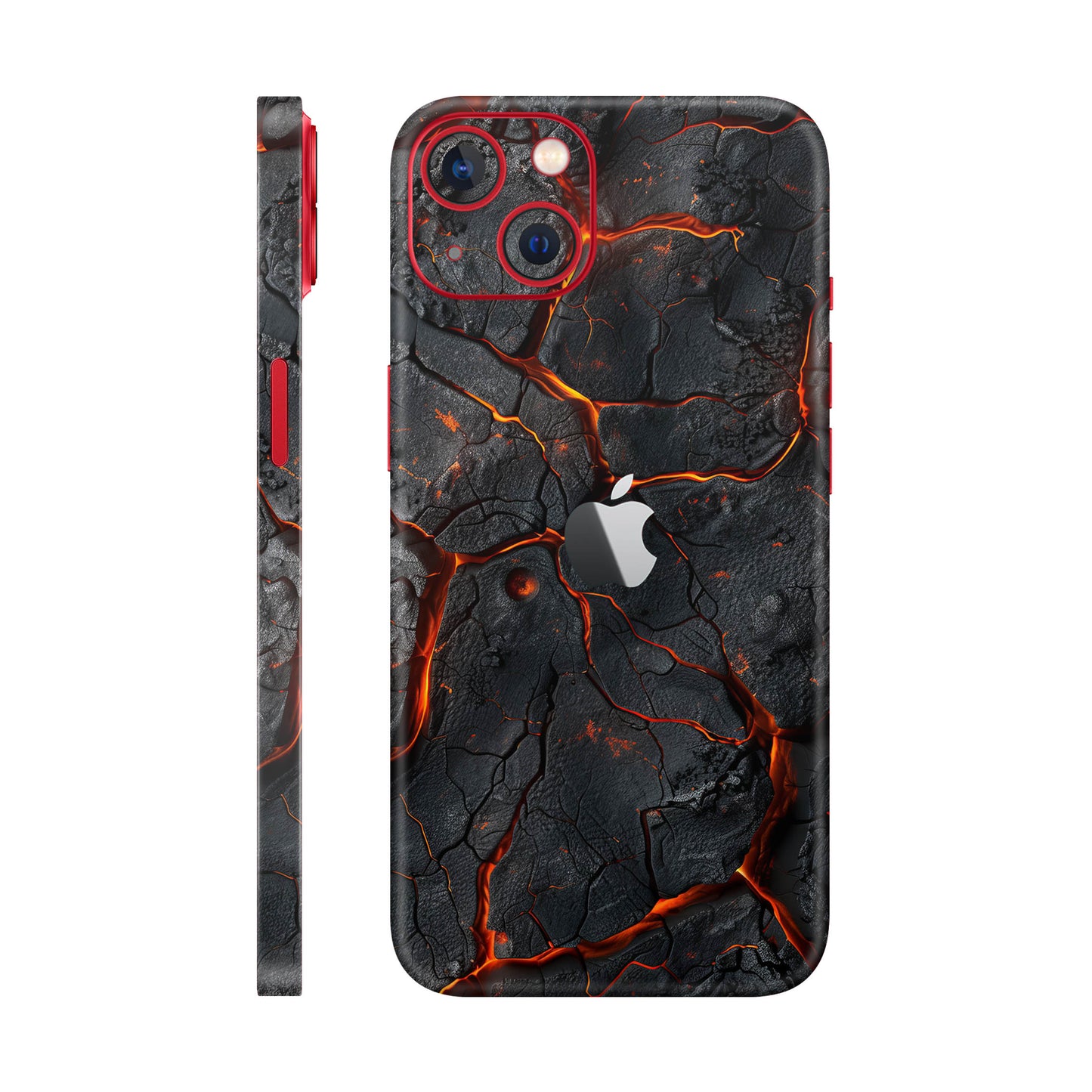 Folie de protectie iPhone 14 Plus, eSkins Signature, Skin Inferno Crust