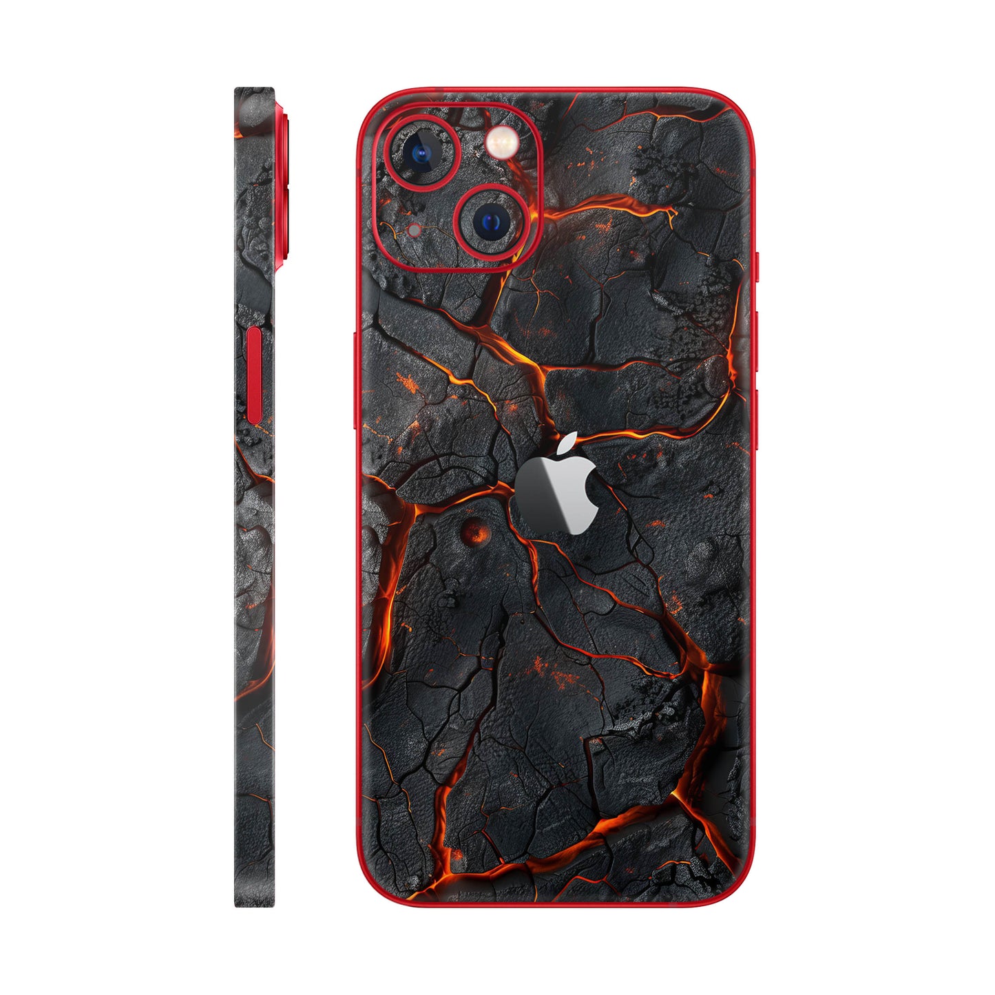 Folie de protectie iPhone 14 Plus, eSkins Signature, Skin Inferno Crust