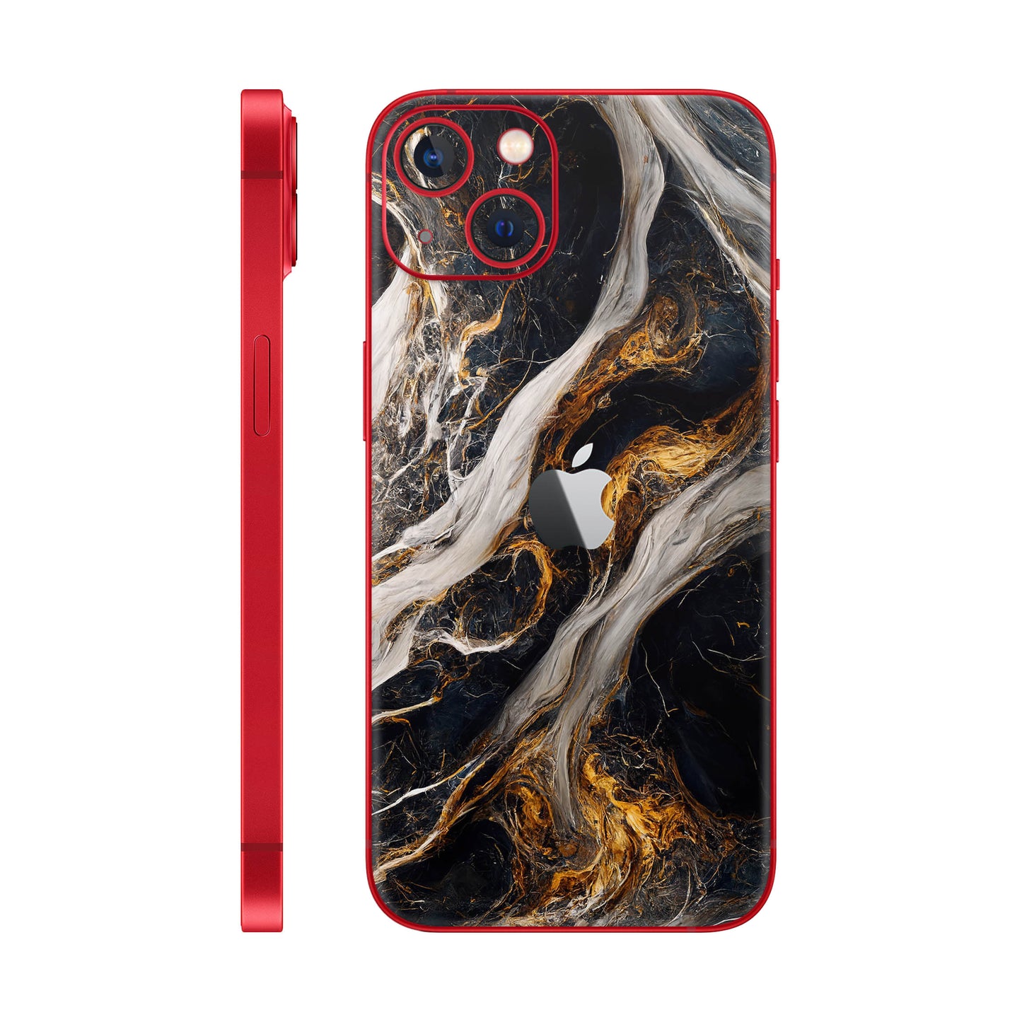 Folie de protectie iPhone 14 Plus, eSkins Signature, Skin Luxe Nebula