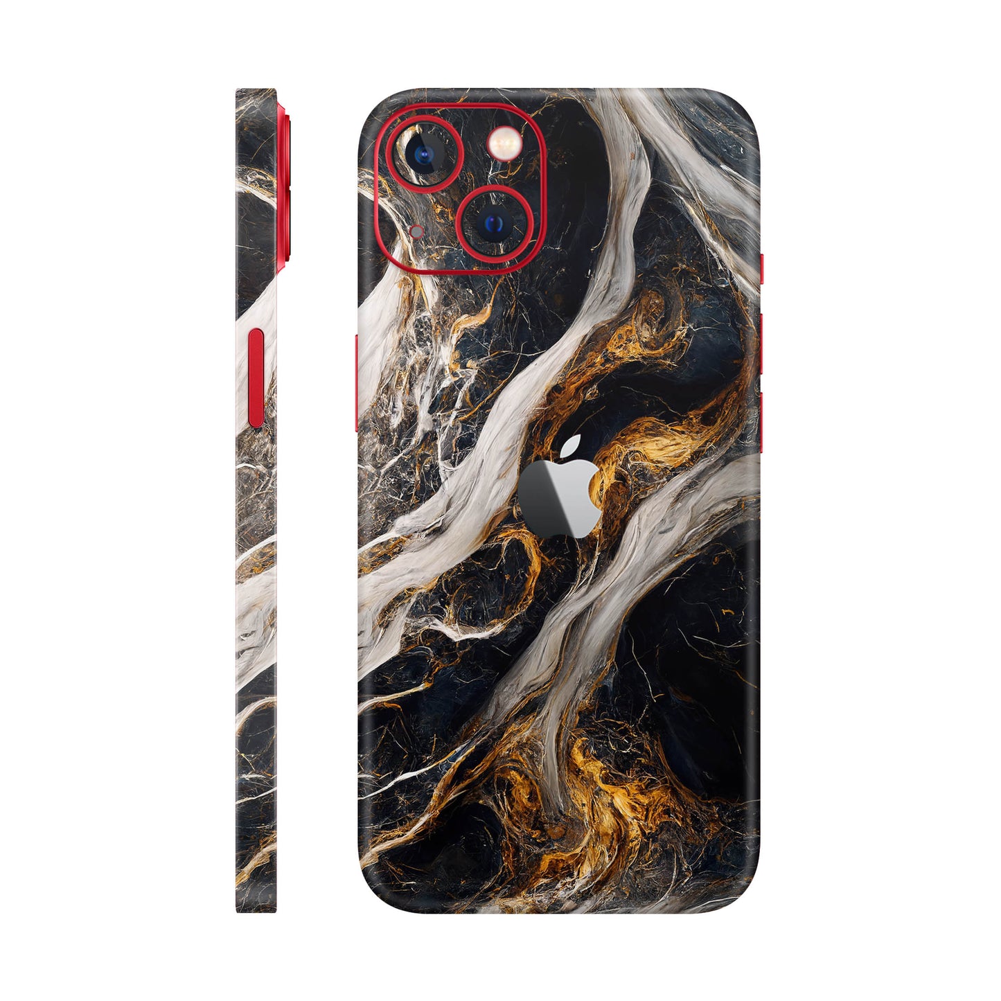 Folie de protectie iPhone 14 Plus, eSkins Signature, Skin Luxe Nebula