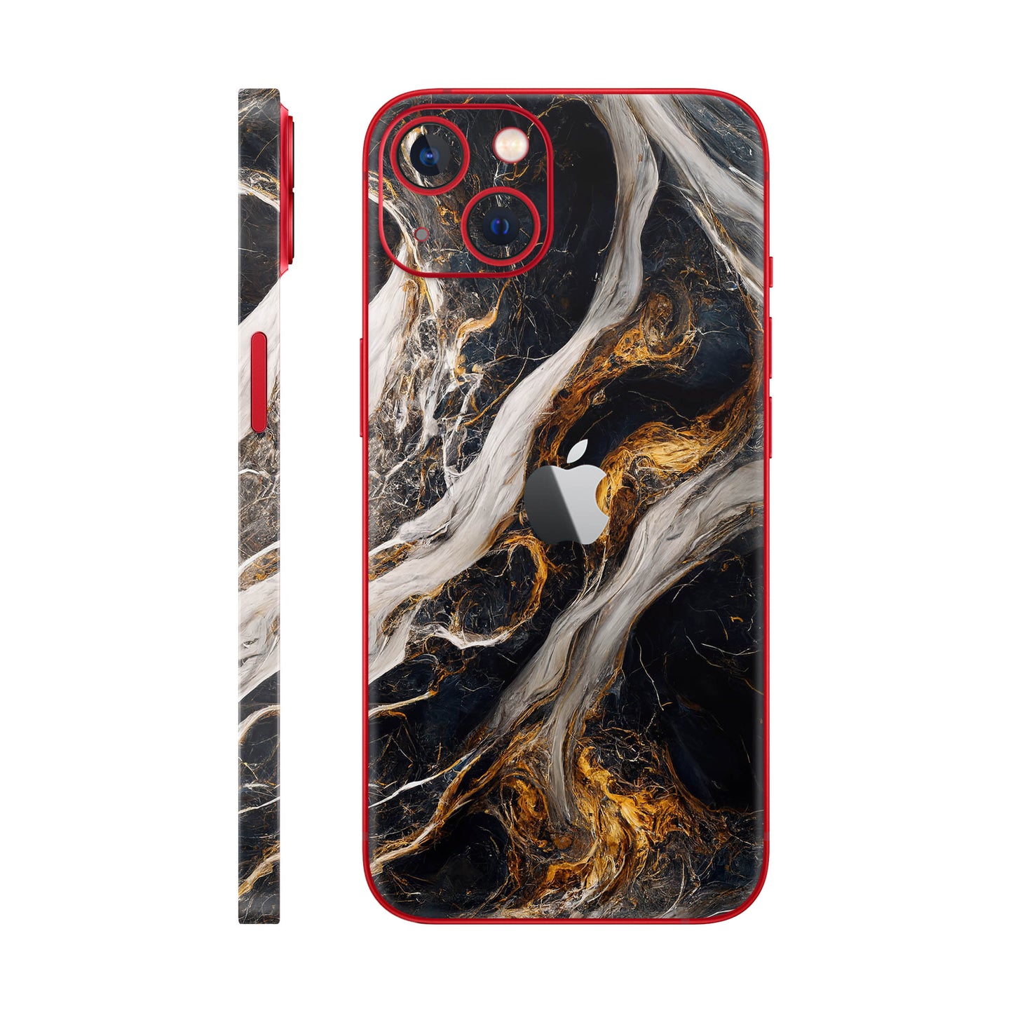 Folie de protectie iPhone 14 Plus, eSkins Signature, Skin Luxe Nebula