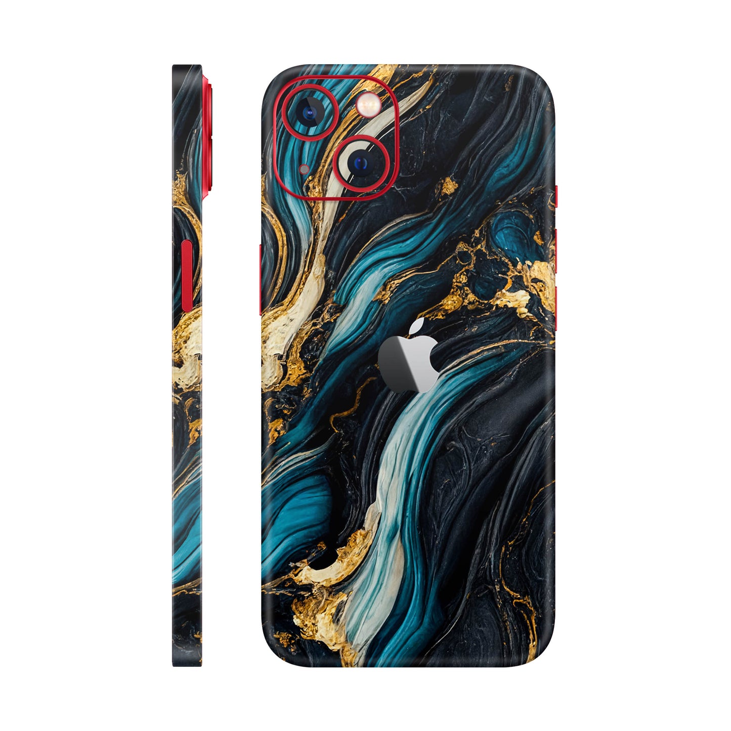 Folie de protectie iPhone 14 Plus, eSkins Signature, Mystic Ocean
