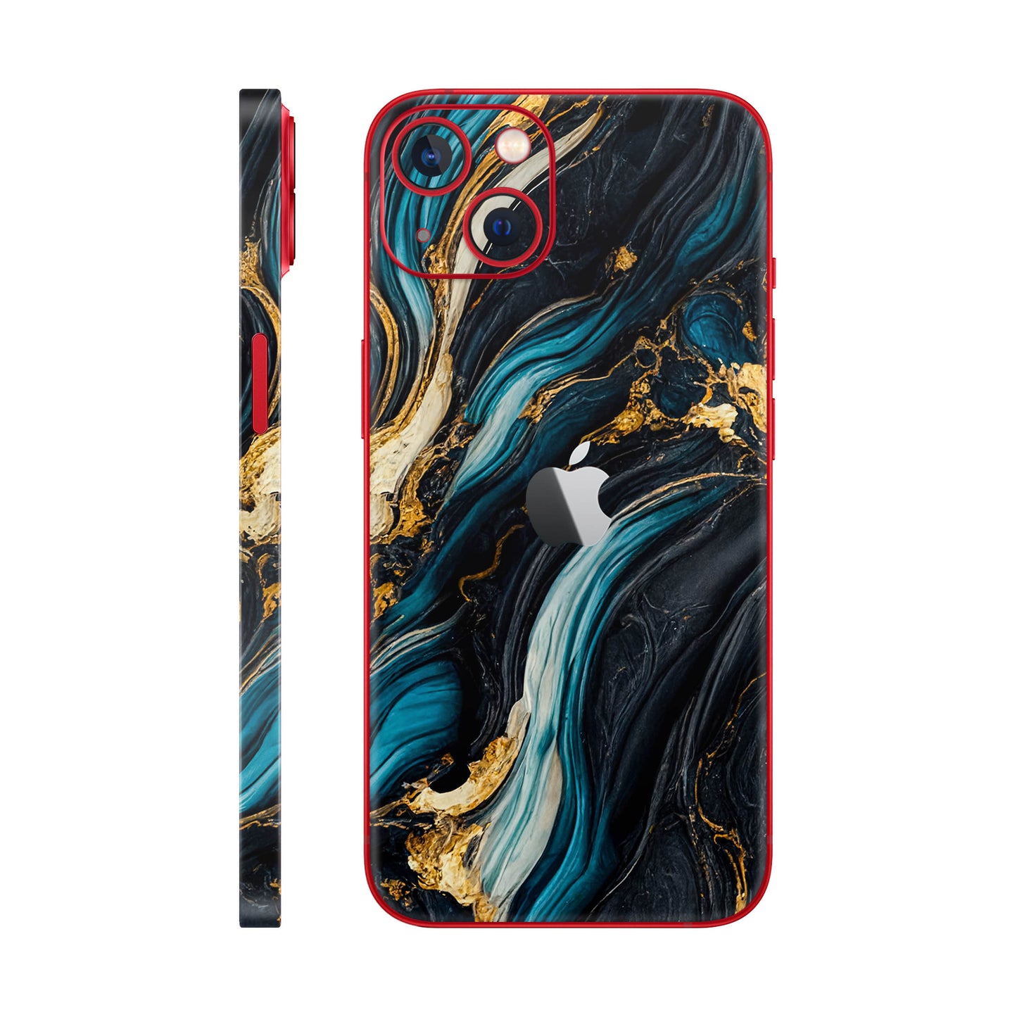 Folie de protectie iPhone 14 Plus, eSkins Signature, Mystic Ocean