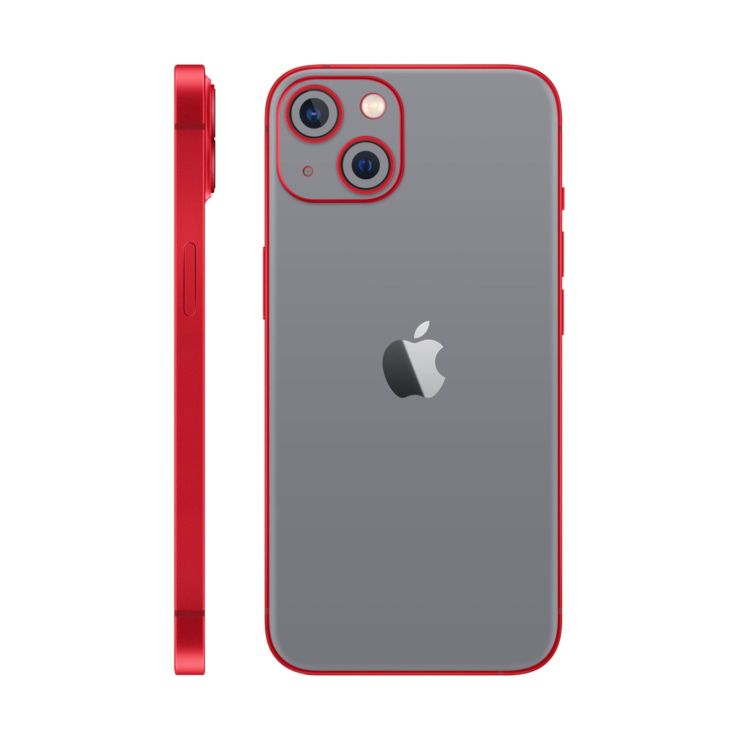 Folie de protectie iPhone 14 Plus, eSkins Unique, Skin Mat Gri