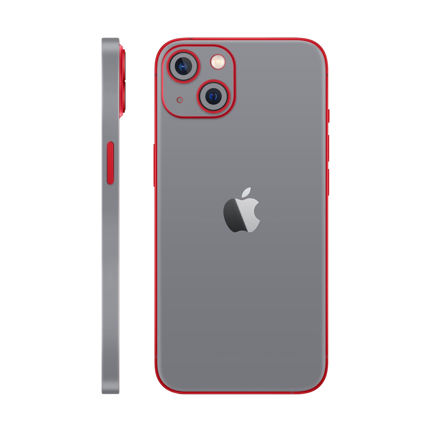 Folie de protectie iPhone 14 Plus, eSkins Unique, Skin Mat Gri