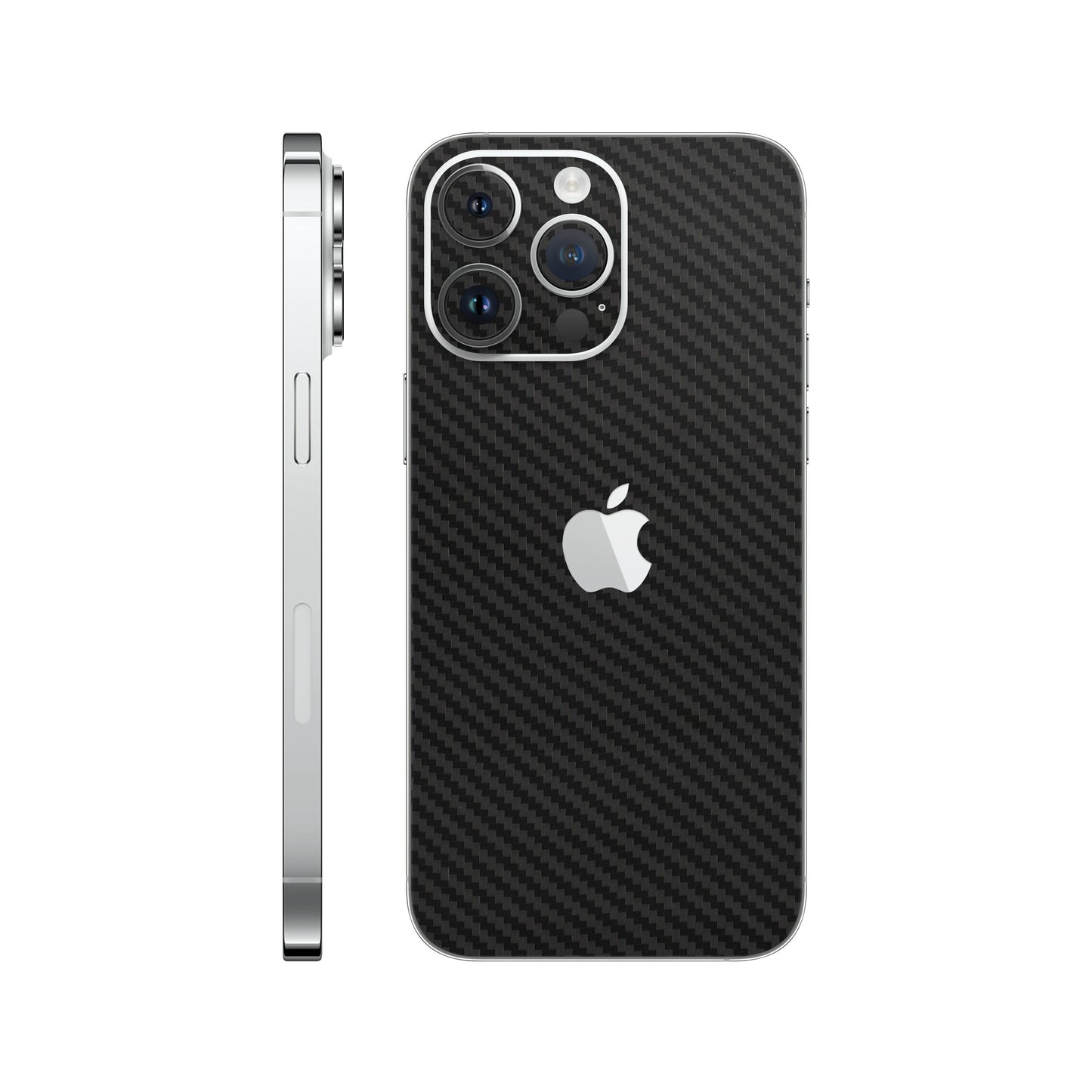 Skin iPhone 14 Pro, Carbon 3D Black