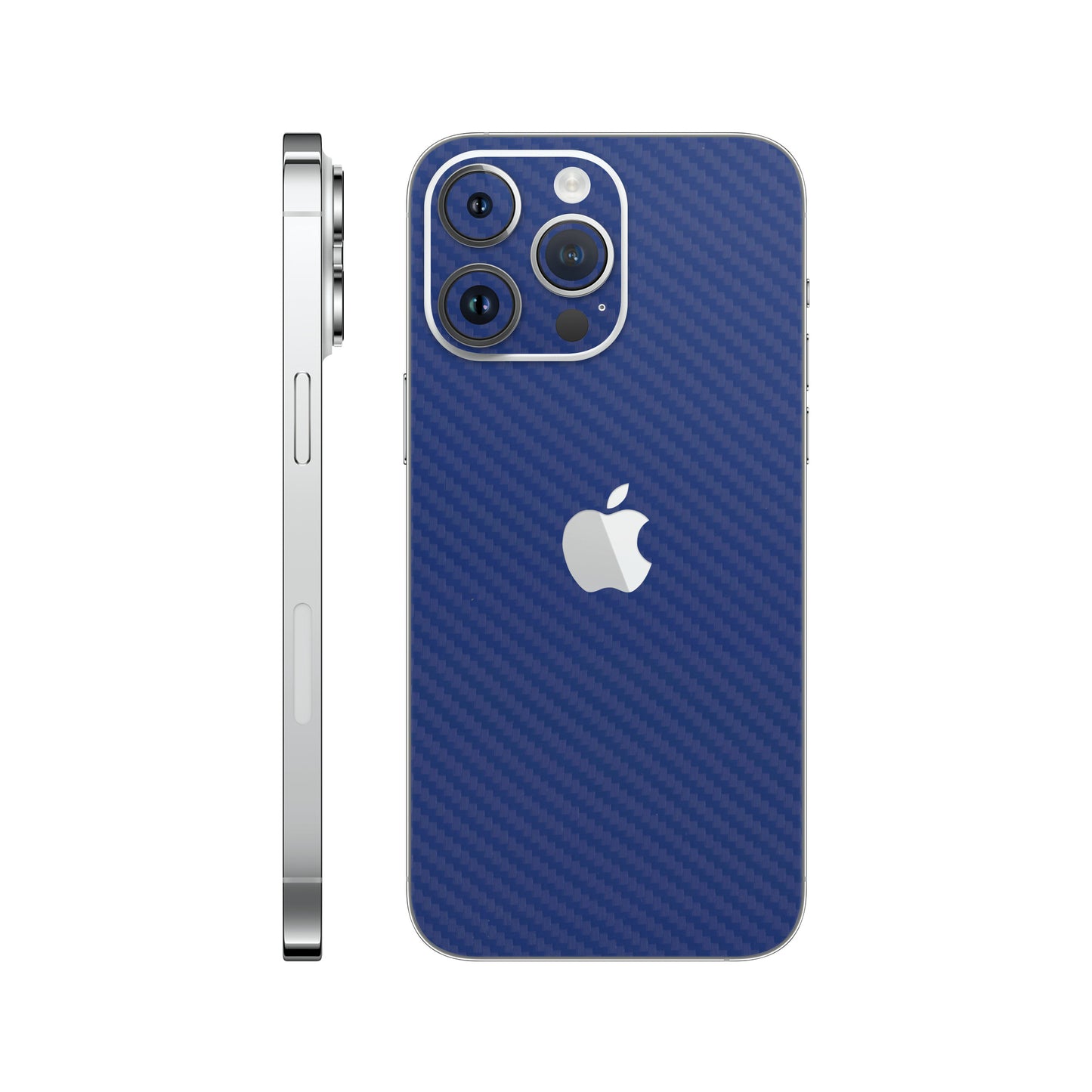 Skin iPhone 14 Pro, Carbon 3D Blue