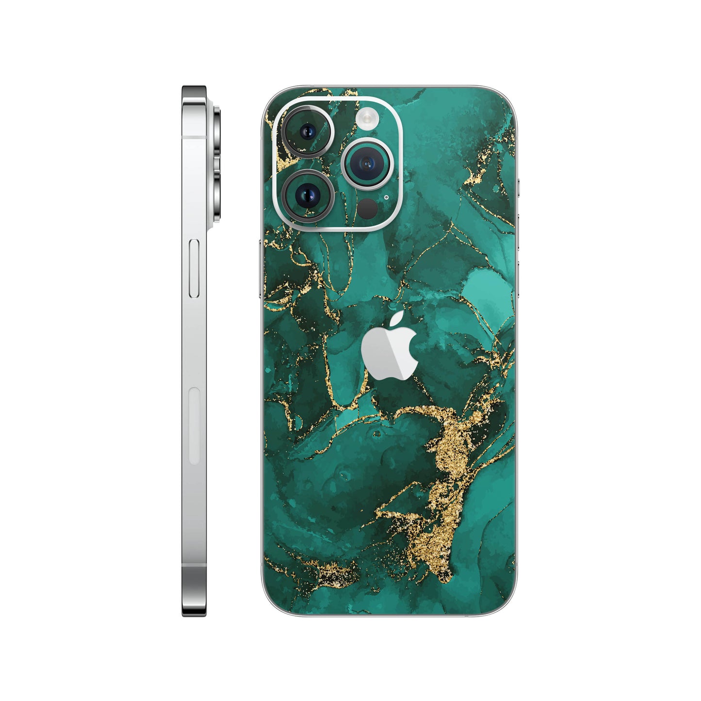 Folie de protectie iPhone 14 Pro, eSkins Signature, Ethereal Green