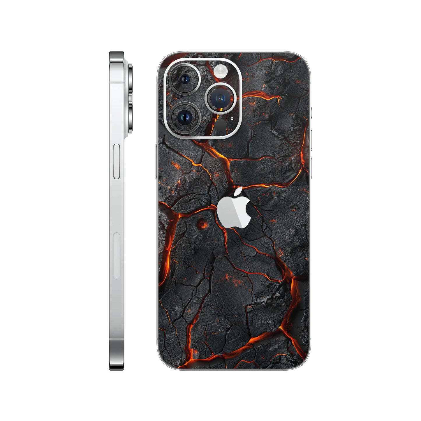 Folie de protectie iPhone 14 Pro, eSkins Signature, Skin Inferno Crust