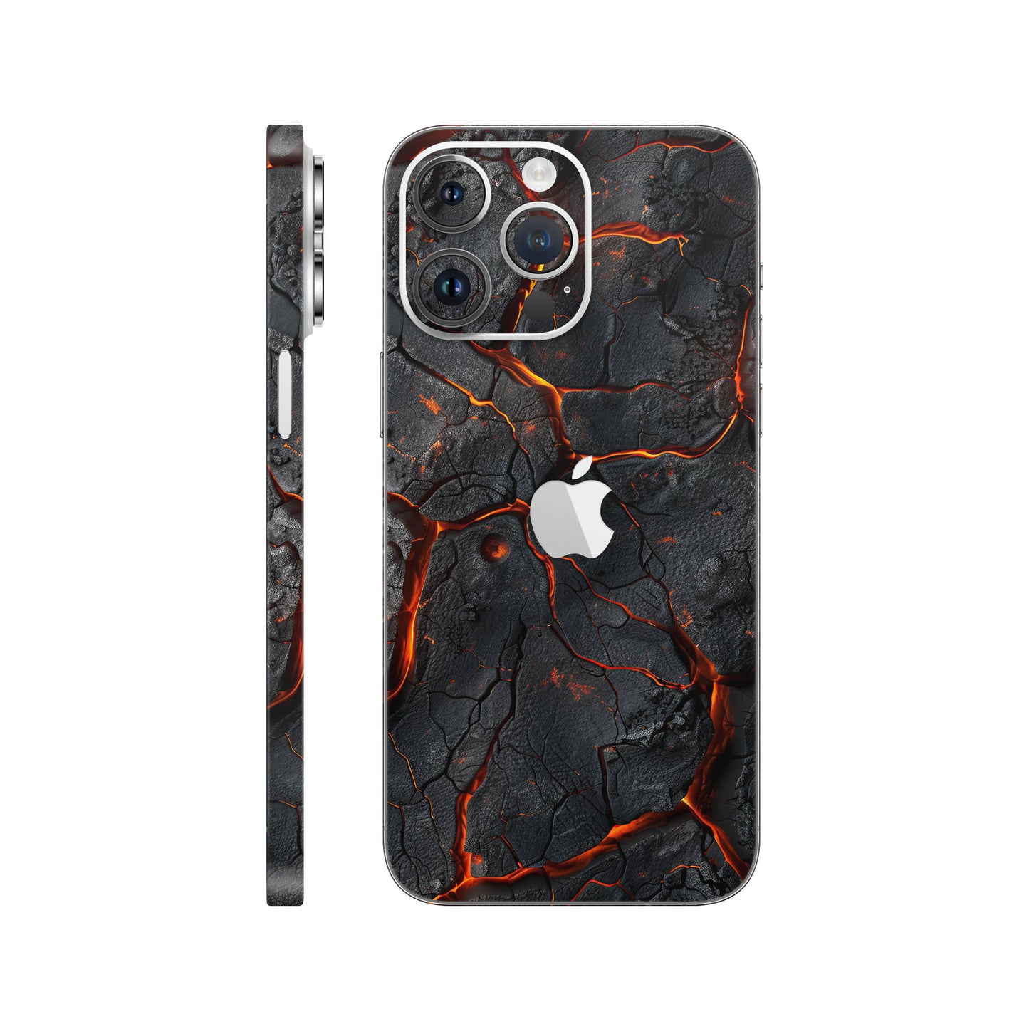 Folie de protectie iPhone 14 Pro, eSkins Signature, Skin Inferno Crust