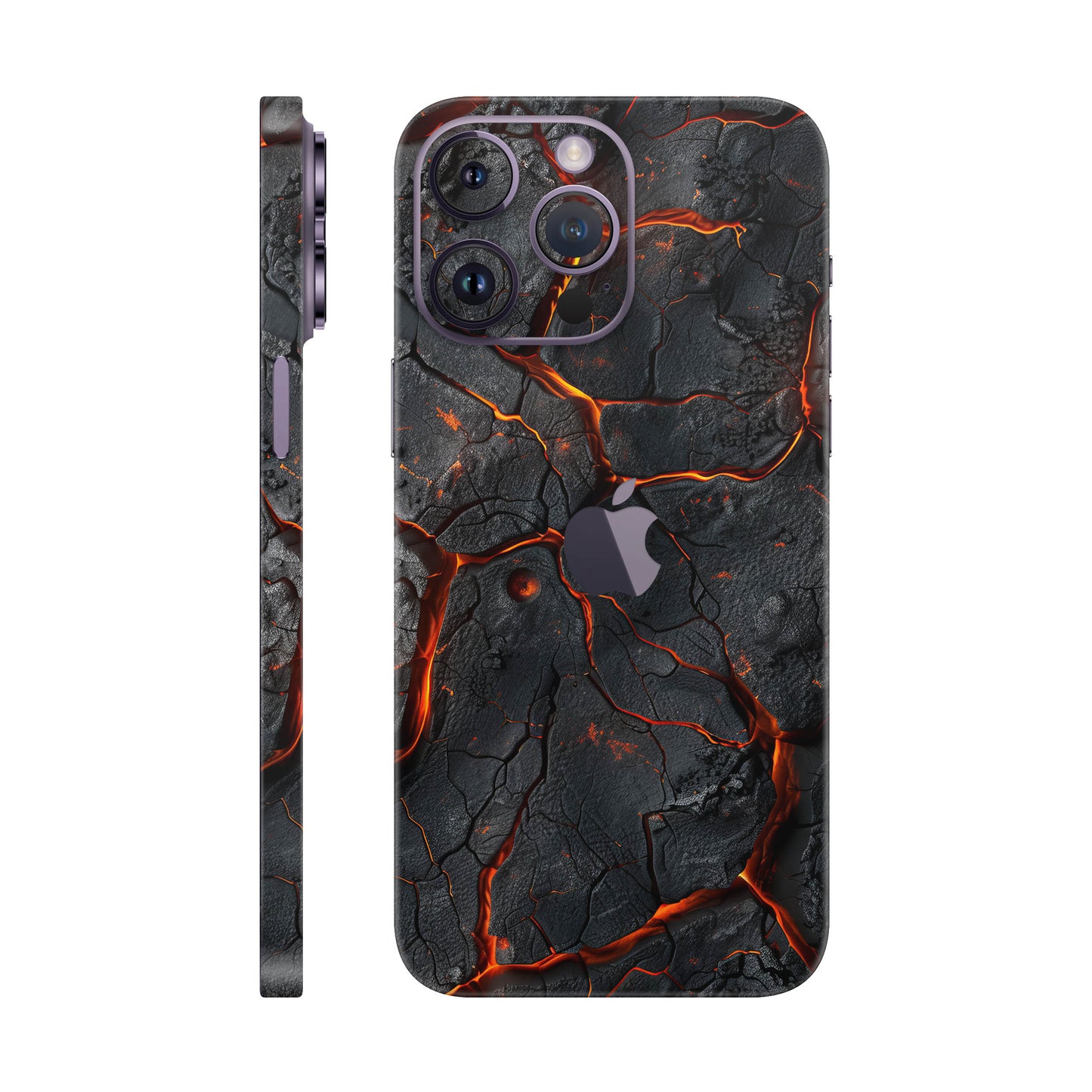 Folie de protectie iPhone 14 Pro Max, eSkins Signature, Skin Inferno Crust