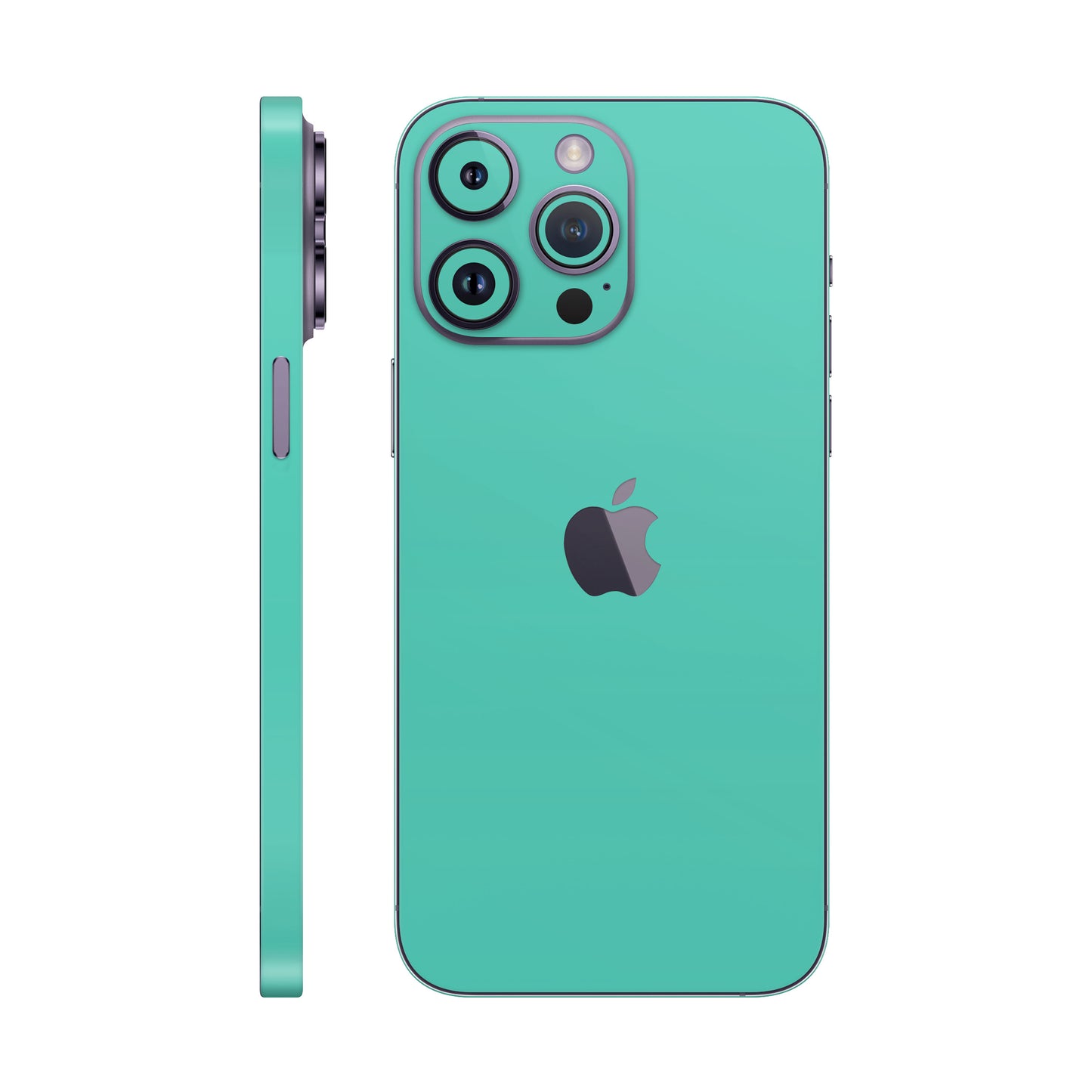 Folie de protectie iPhone 14 Pro Max, eSkins Unique, Skin Mat Verde Menta