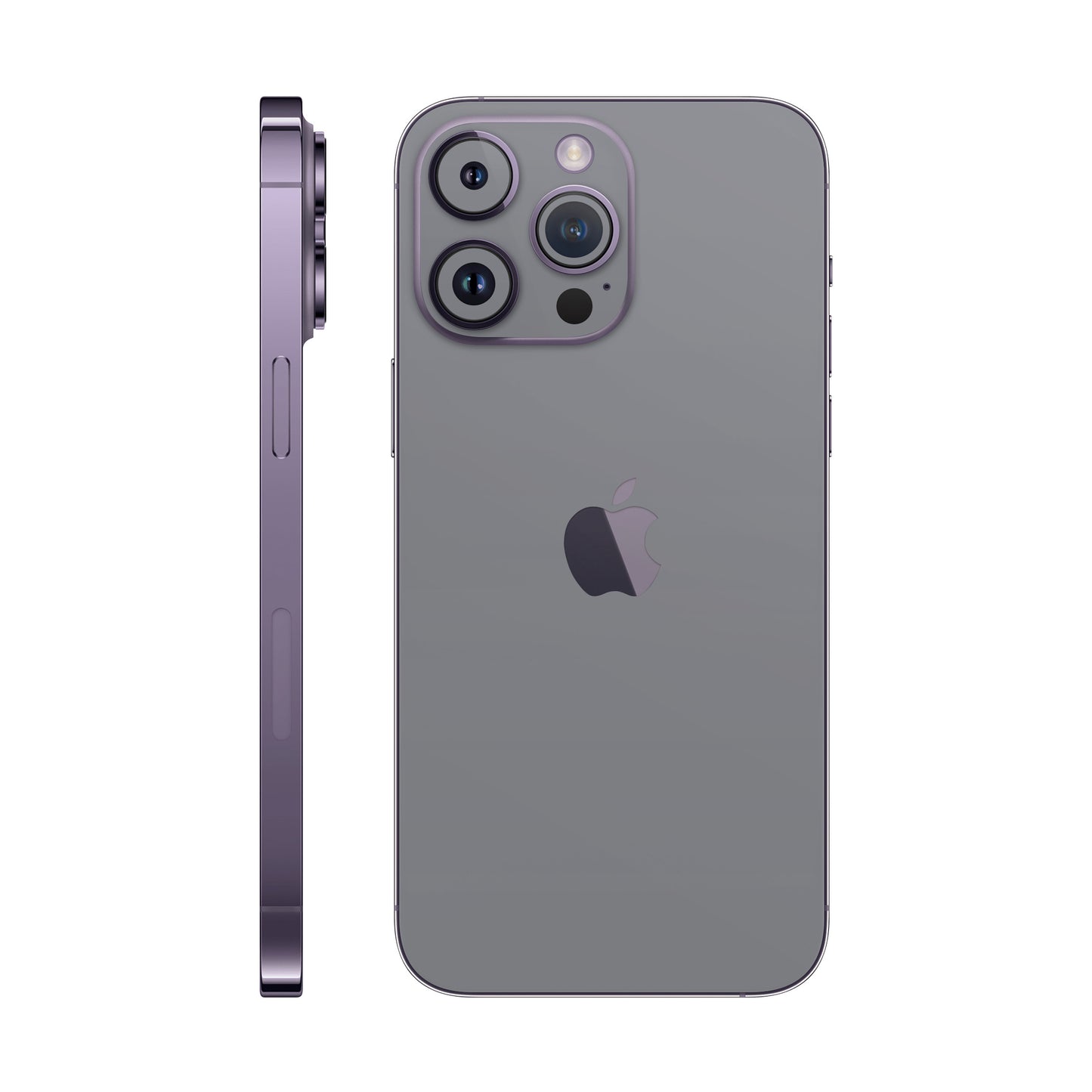 Folie de protectie iPhone 14 Pro Max, eSkins Unique, Skin Mat Gri
