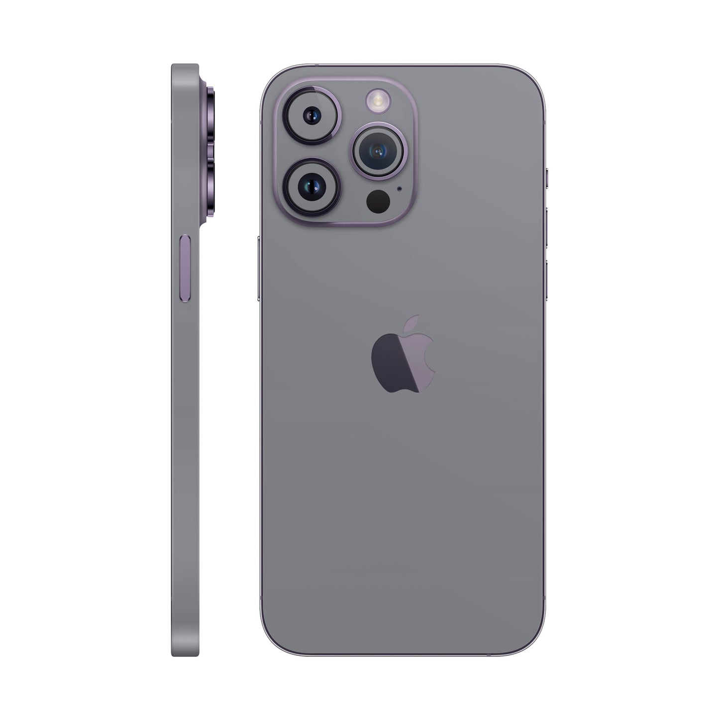 Folie de protectie iPhone 14 Pro Max, eSkins Unique, Skin Mat Gri