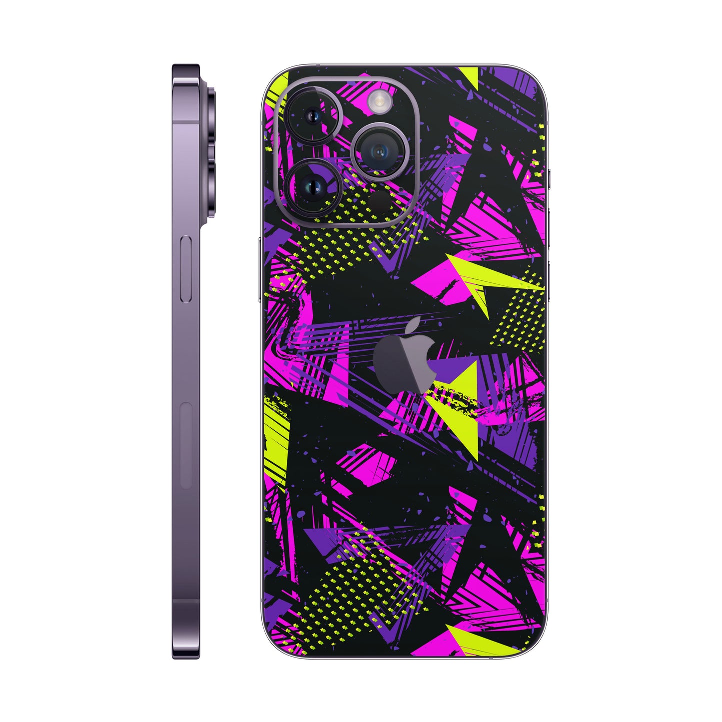 Folie de protectie iPhone 14 Pro Max, eSkins Signature, Skin Urban Graffiti