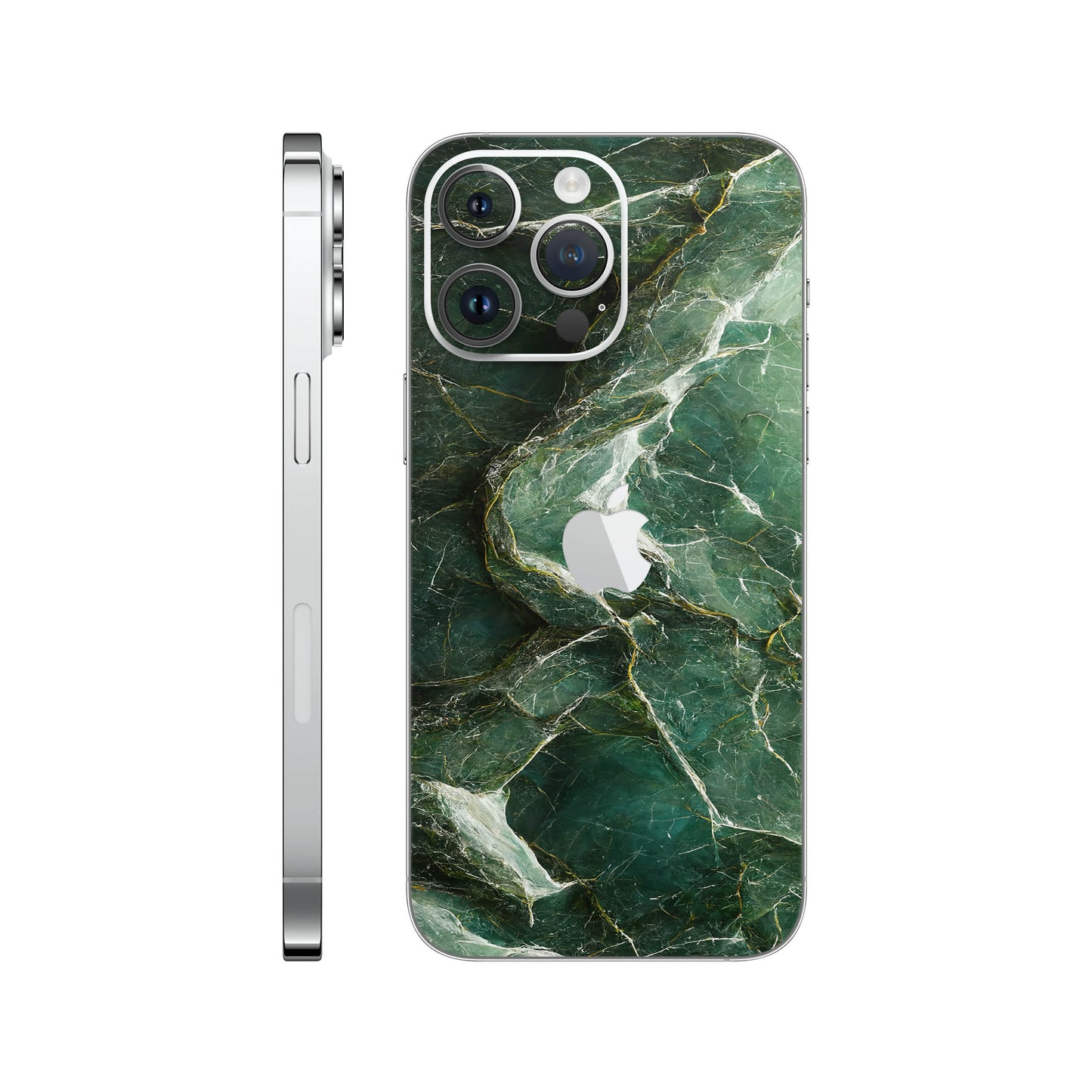 Folie de protectie iPhone 14 Pro, eSkins Signature, Mystic Emerald