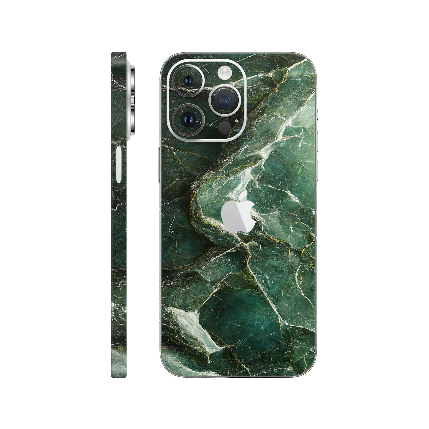Folie de protectie iPhone 14 Pro, eSkins Signature, Mystic Emerald