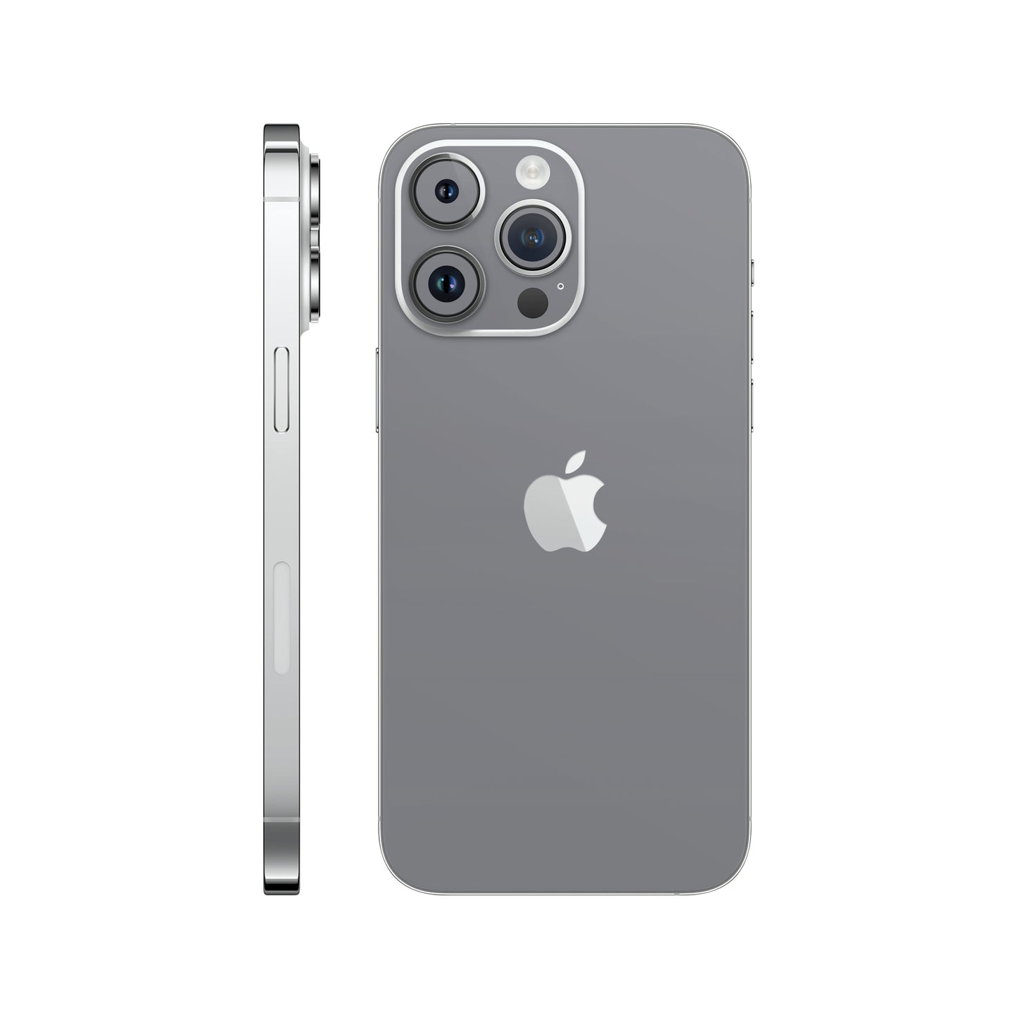 Folie de protectie iPhone 14 Pro, eSkins Unique, Skin Mat Gri