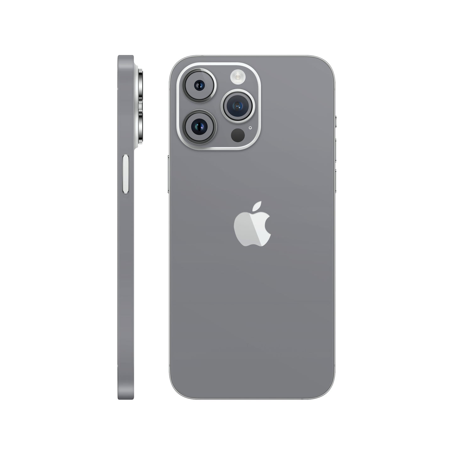 Folie de protectie iPhone 14 Pro, eSkins Unique, Skin Mat Gri