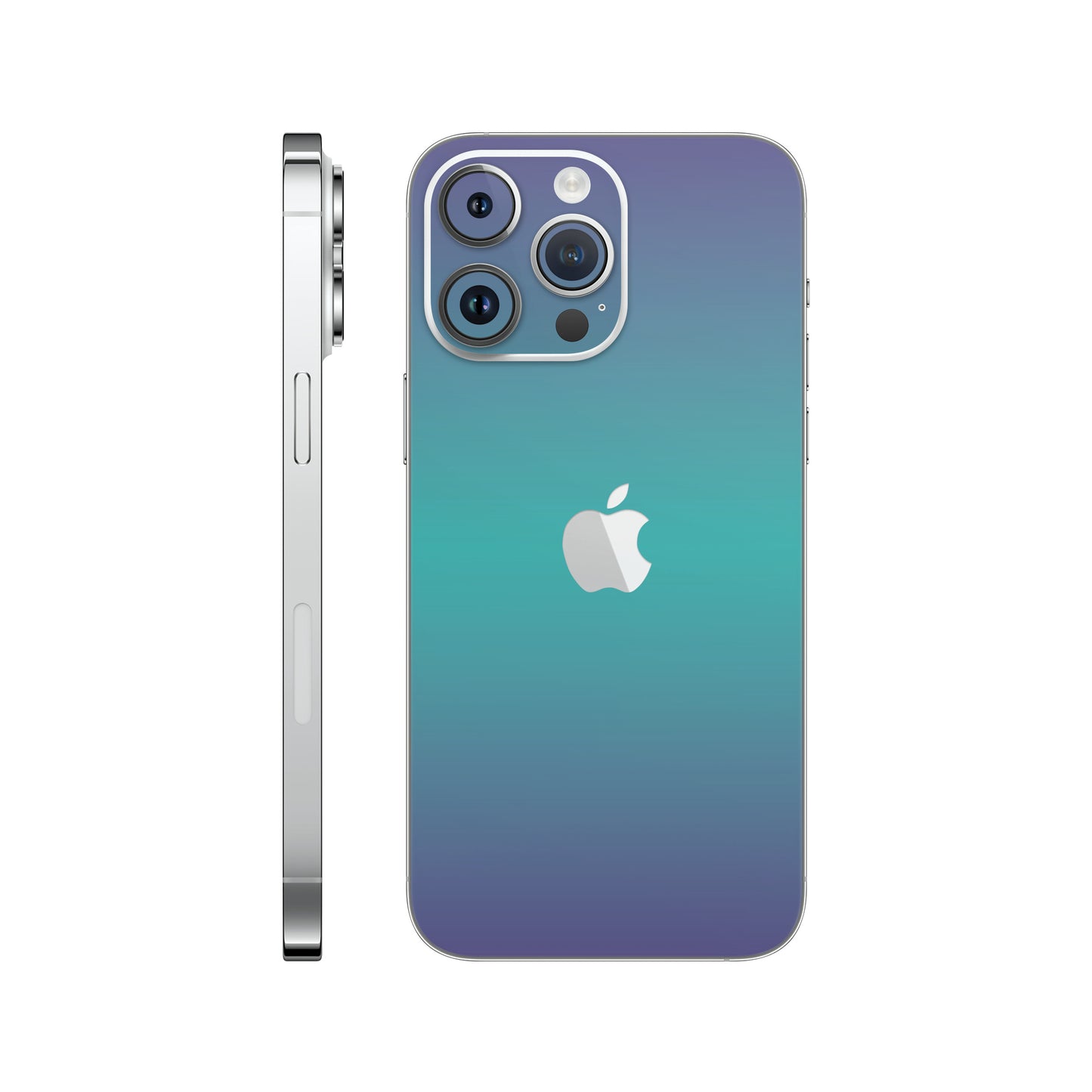 Skin iPhone 14 Pro, Chameleon Turquoise - Lavender
