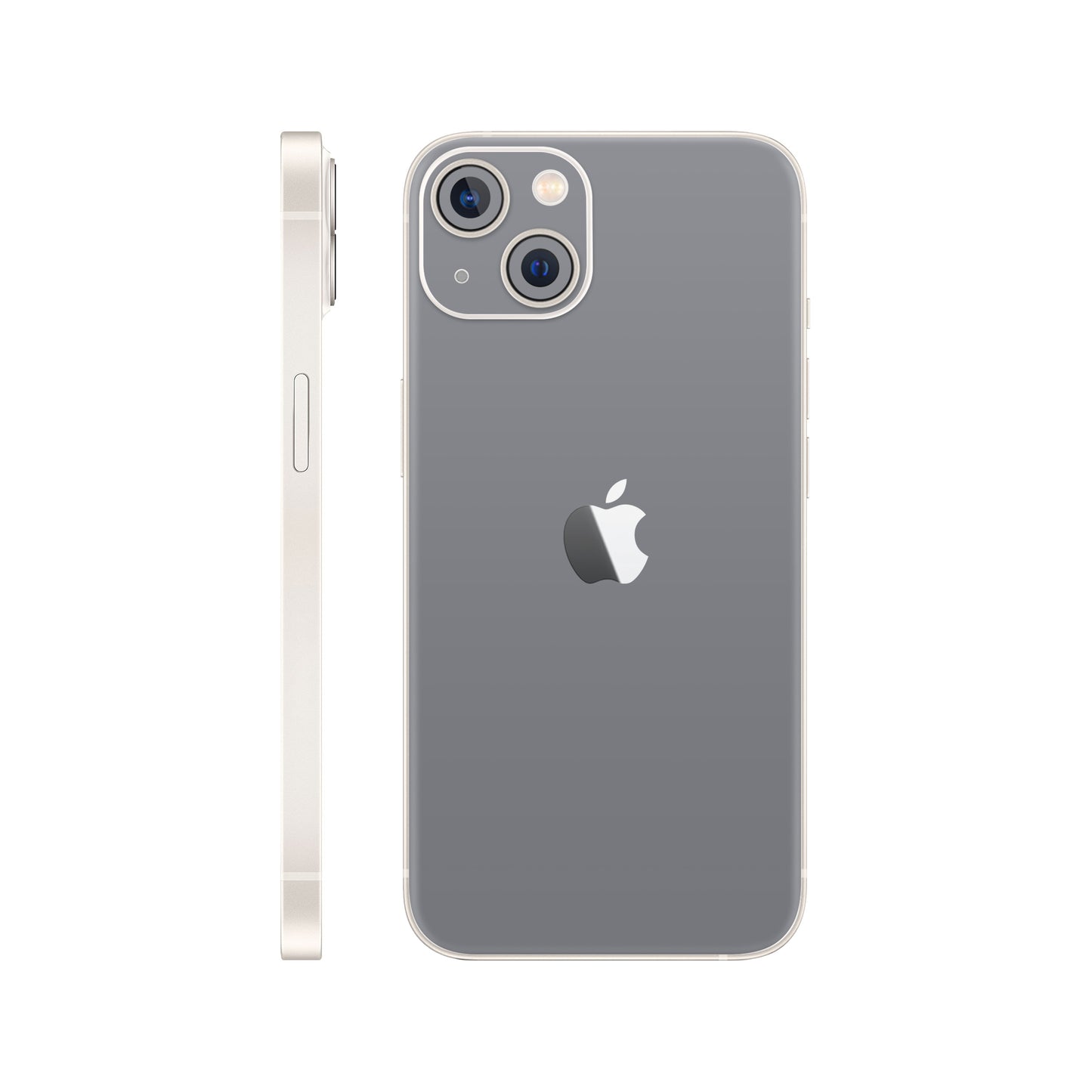 Folie de protectie iPhone 14, eSkins Unique, Skin Mat Gri