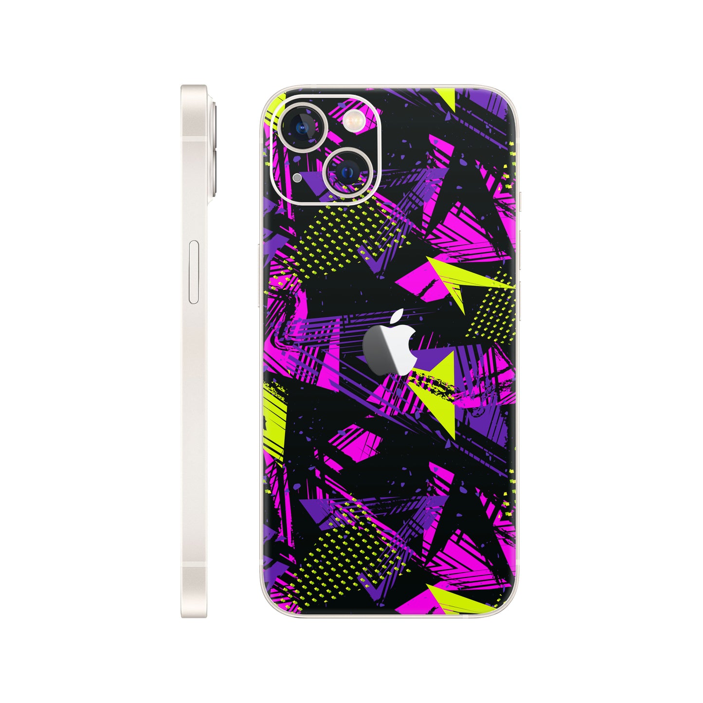 Folie de protectie iPhone 14, eSkins Signature, Skin Urban Graffiti