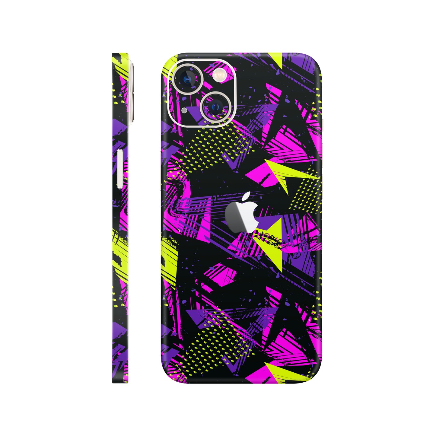 Folie de protectie iPhone 14, eSkins Signature, Skin Urban Graffiti