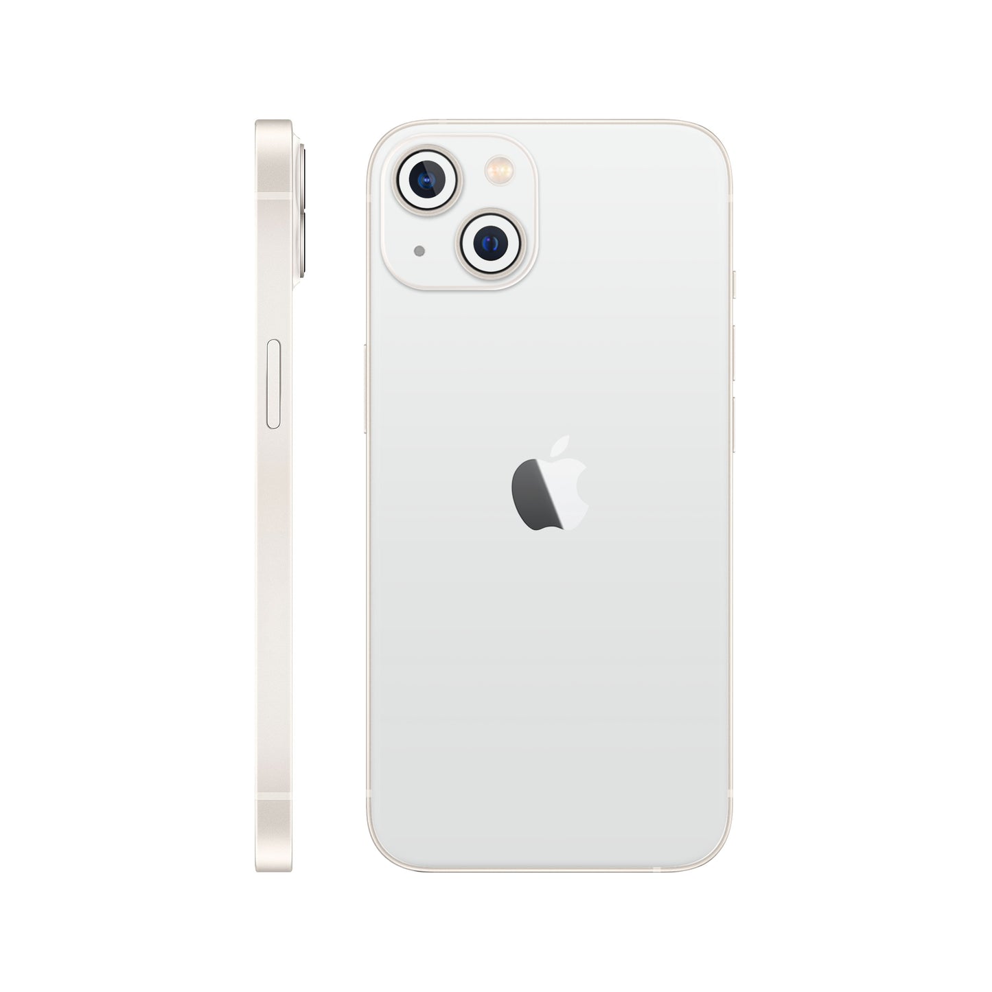 Folie de protectie iPhone 14, eSkins Unique, Skin Mat Alb