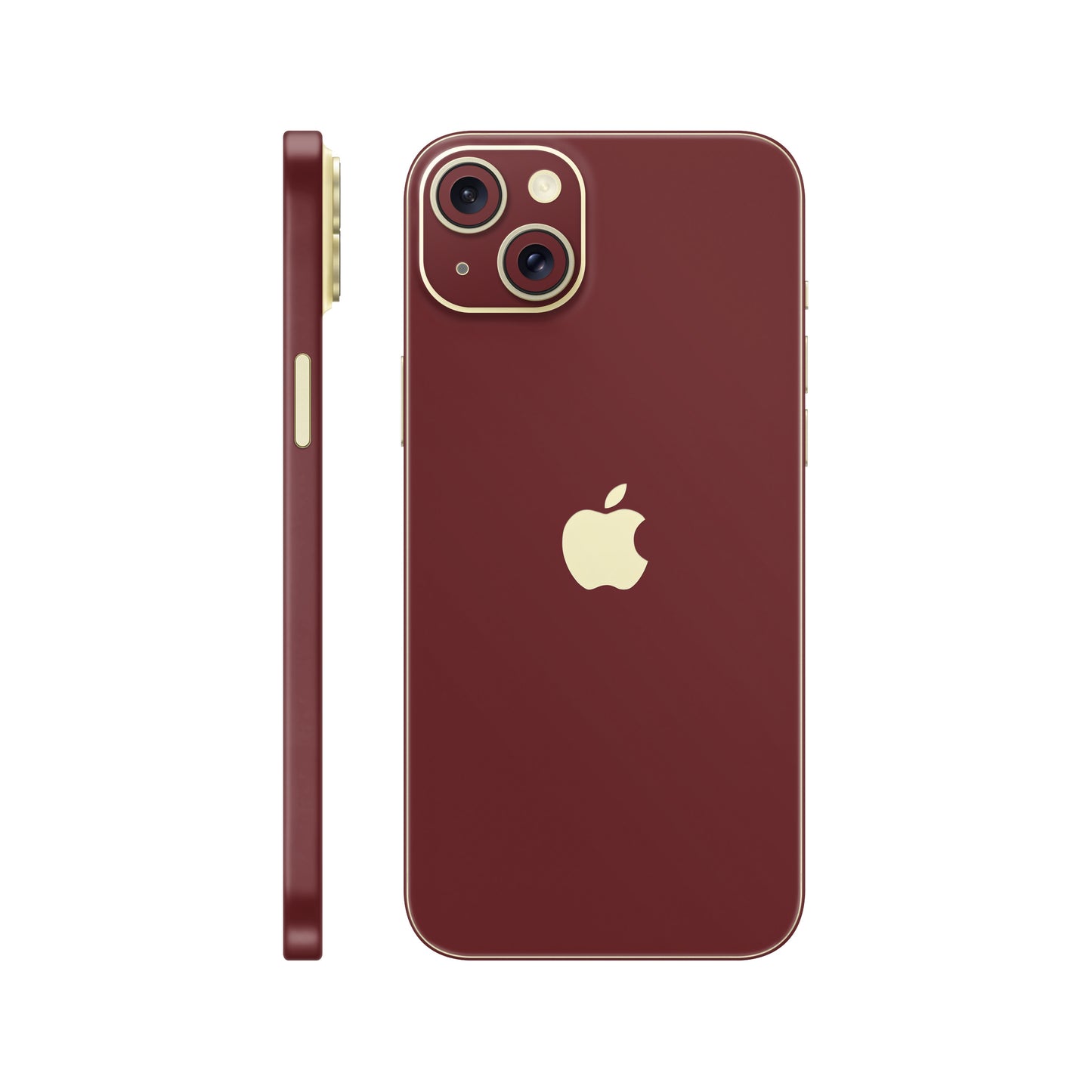 Skin iPhone 15, Matte Copper Metallic