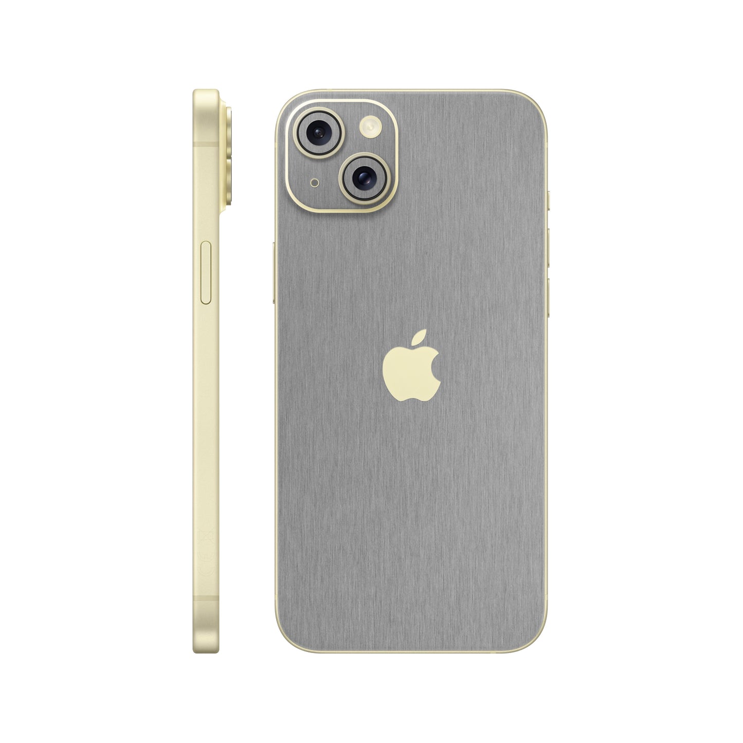 Skin iPhone 15, Metallic 3D Graphite