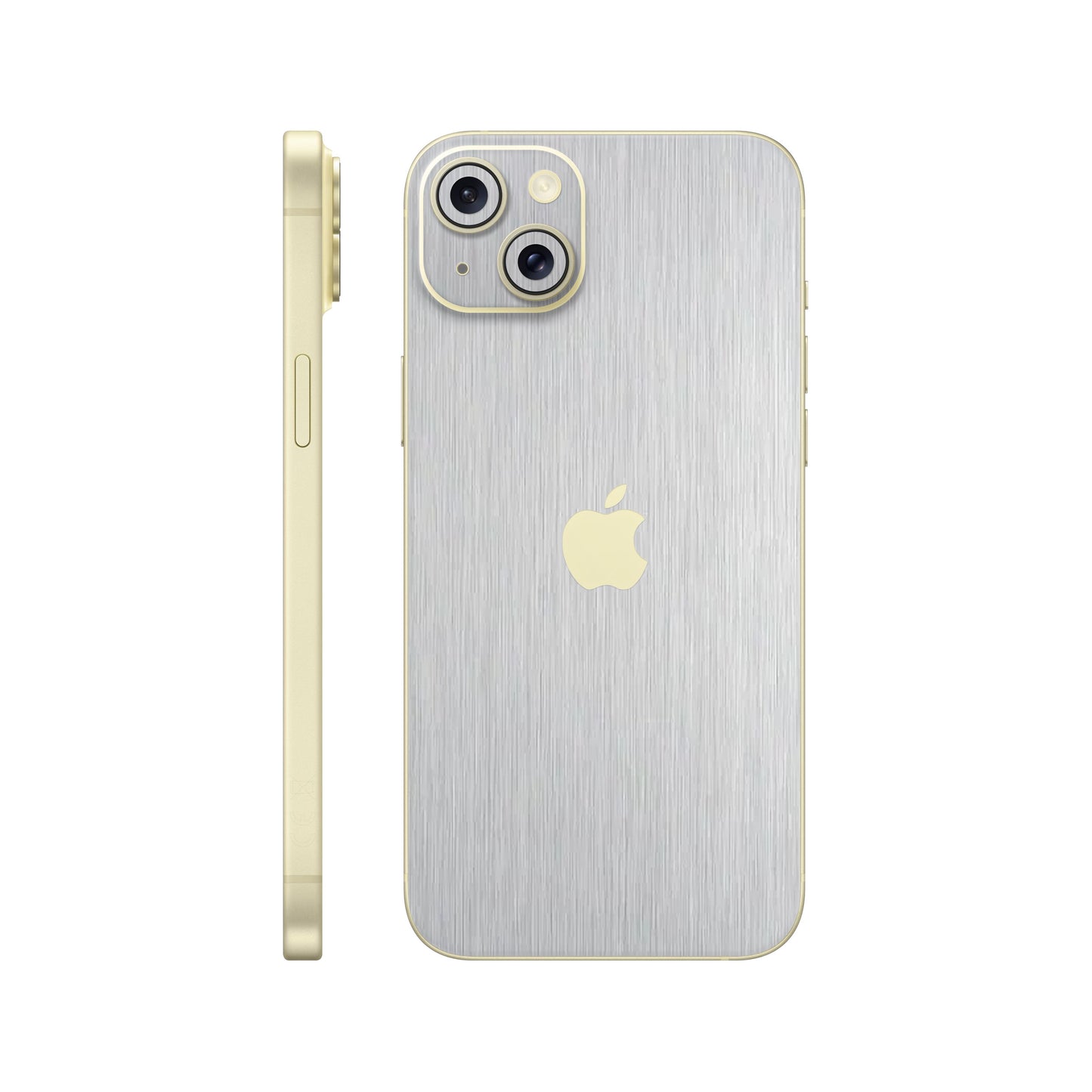 Skin iPhone 15, Metallic 3D Gray