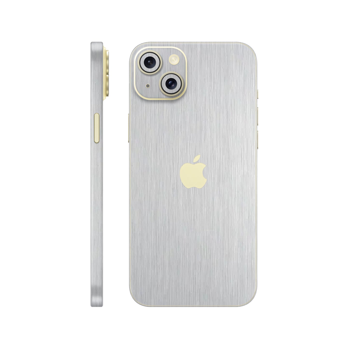 Skin iPhone 15, Metallic 3D Gray