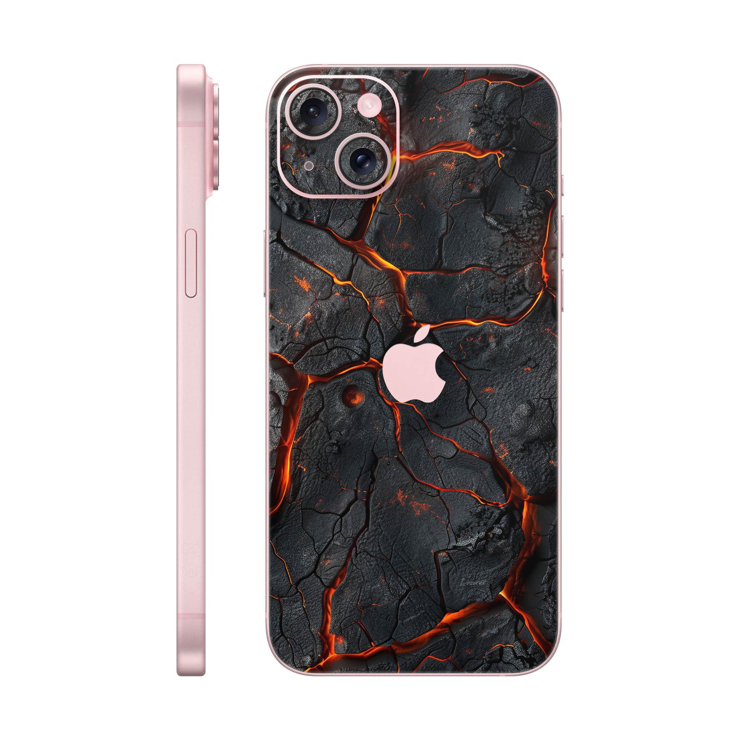 Folie de protectie iPhone 15 Plus, eSkins Signature, Skin Inferno Crust