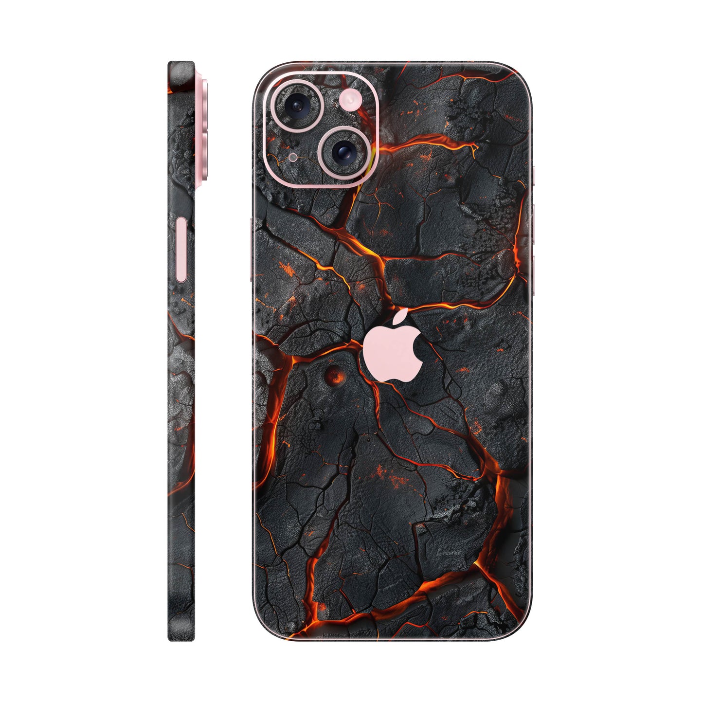 Folie de protectie iPhone 15 Plus, eSkins Signature, Skin Inferno Crust