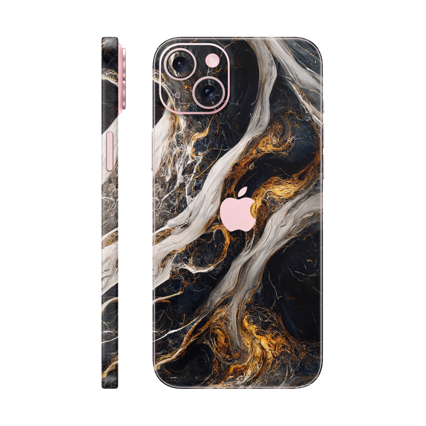 Folie de protectie iPhone 15 Plus, eSkins Signature, Skin Luxe Nebula