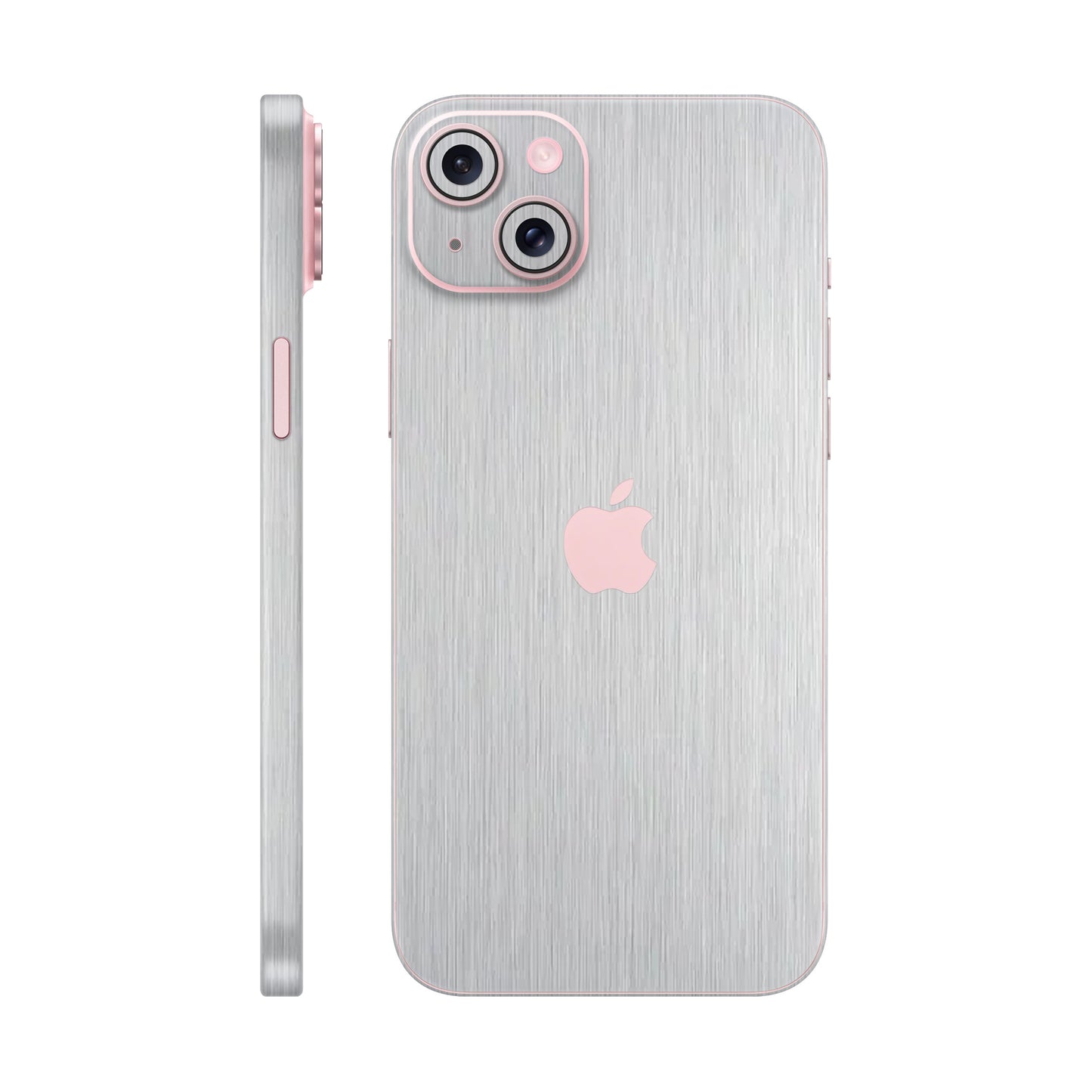 Skin iPhone 15 Plus, Metallic 3D Gray