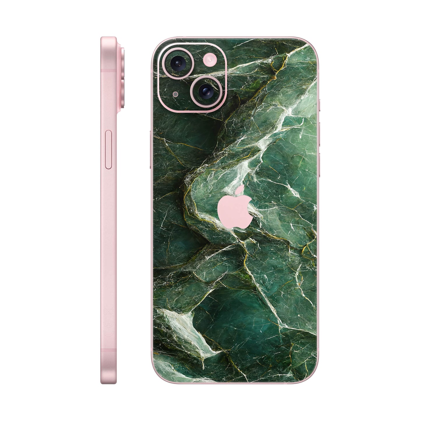 Folie de protectie iPhone 15 Plus, eSkins Signature, Mystic Emerald