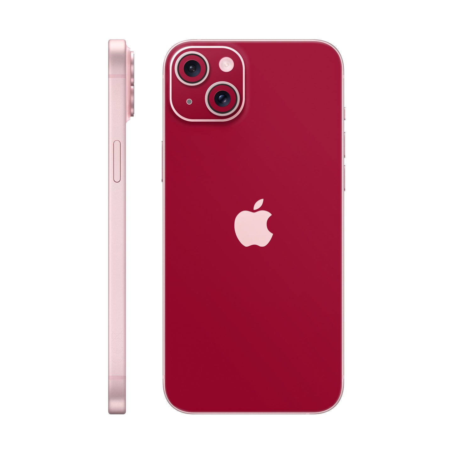 Skin iPhone 15 Plus, Matte Visiniu