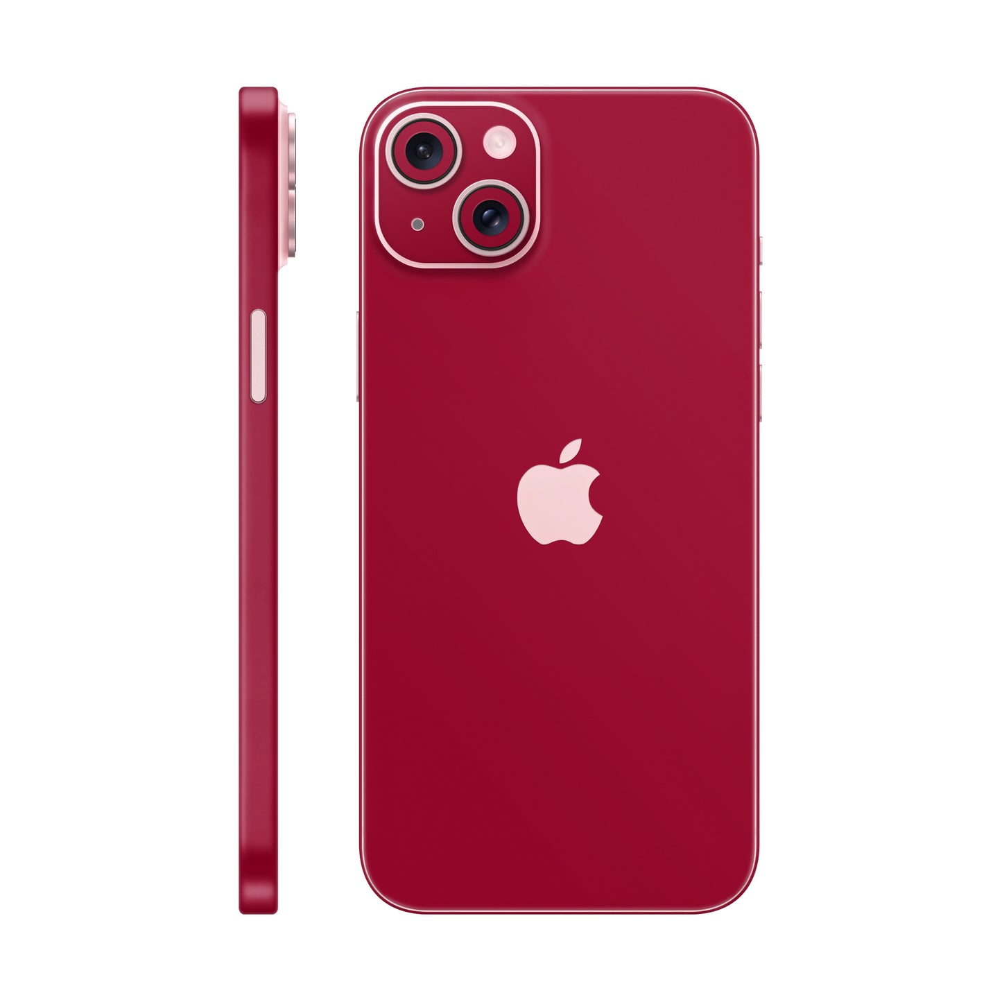 Skin iPhone 15 Plus, Matte Visiniu