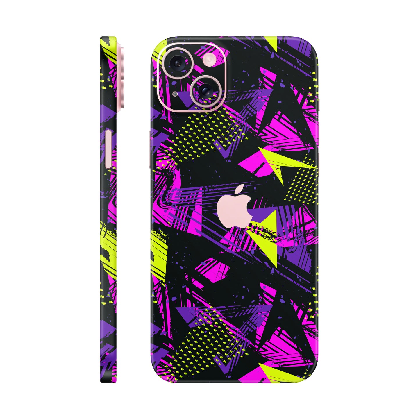 Folie de protectie iPhone 15 Plus, eSkins Signature, Skin Urban Graffiti