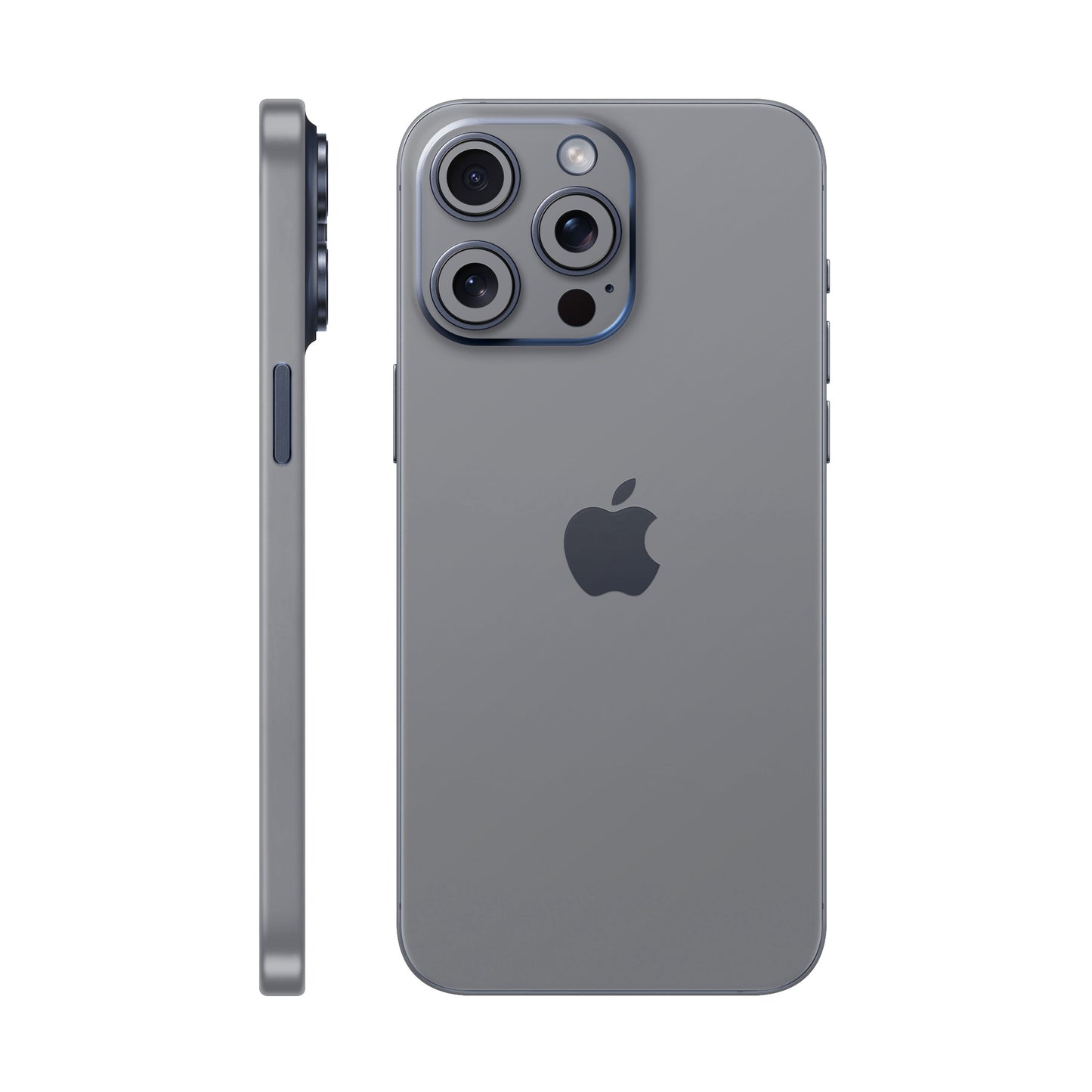 Folie de protectie iPhone 15 Pro Max, eSkins Unique, Skin Mat Gri