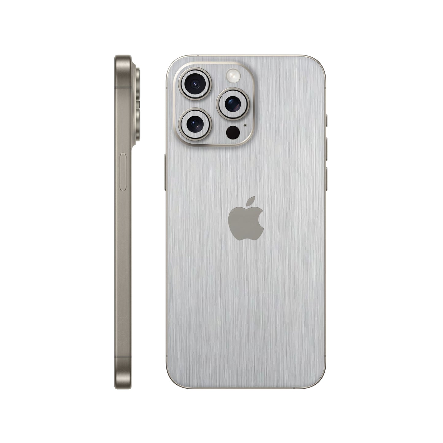 Skin iPhone 15 Pro, Metallic 3D Gray