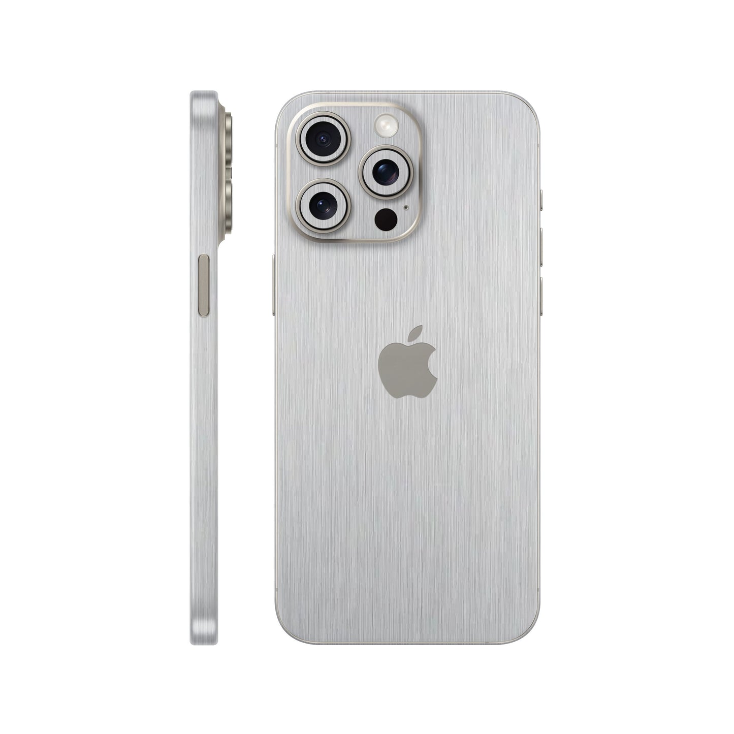 Skin iPhone 15 Pro, Metallic 3D Gray