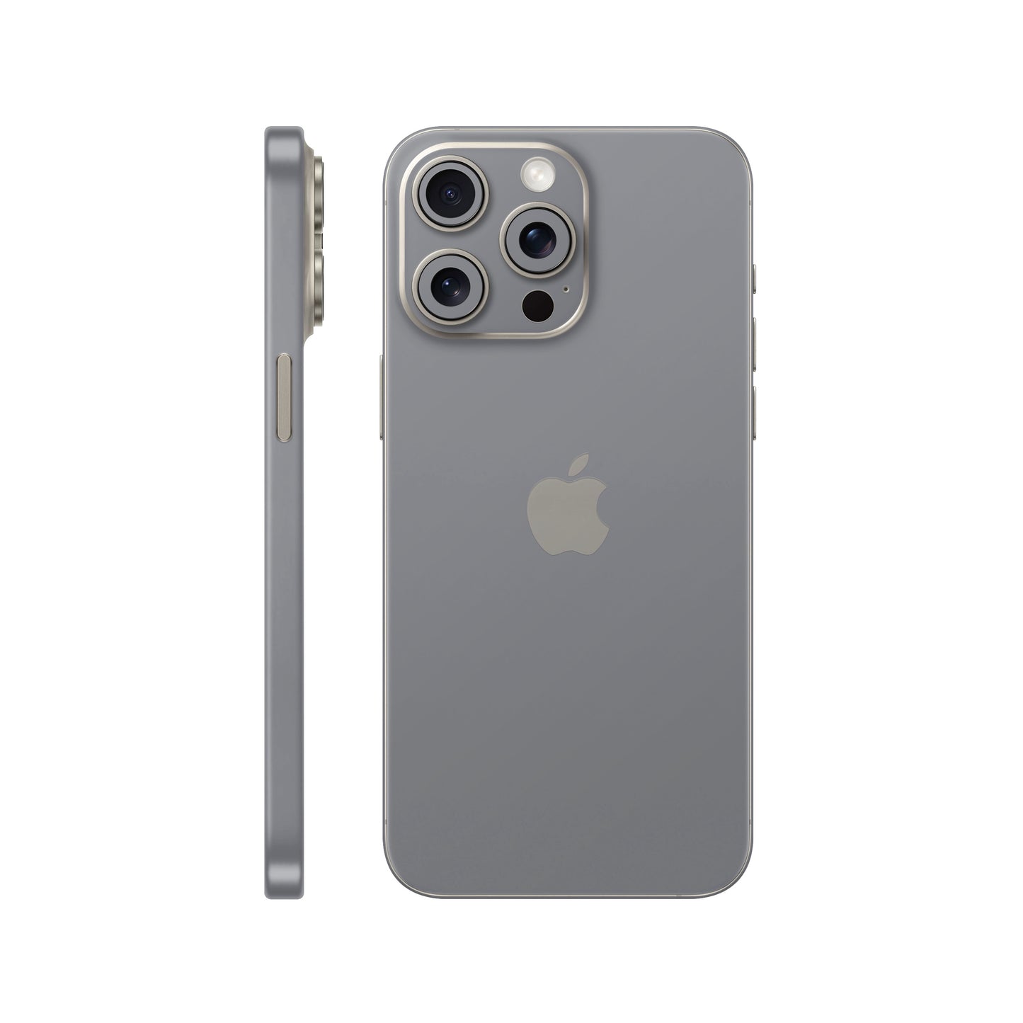 Folie de protectie iPhone 15 Pro, eSkins Unique, Skin Mat Gri